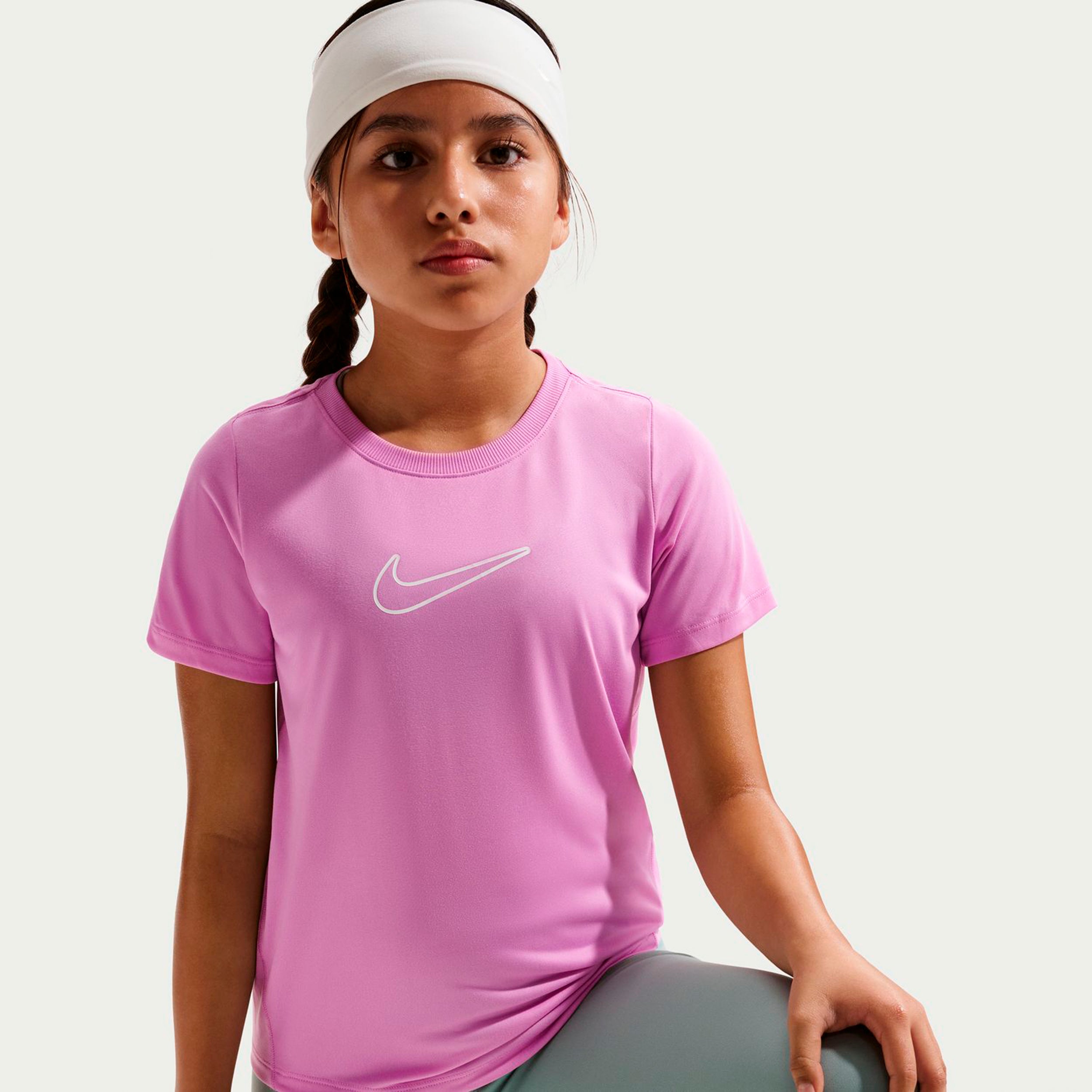 Nike Dri-FIT One Maglietta Bambini-lilla