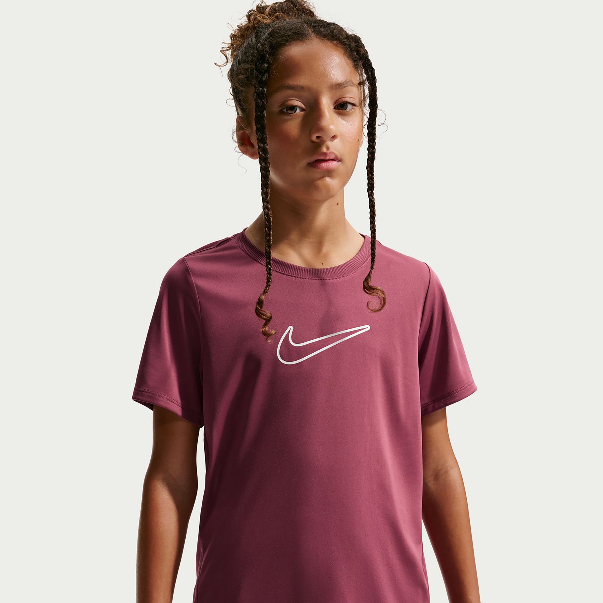 Nike Dri-FIT One Maglietta Bambini - malva
