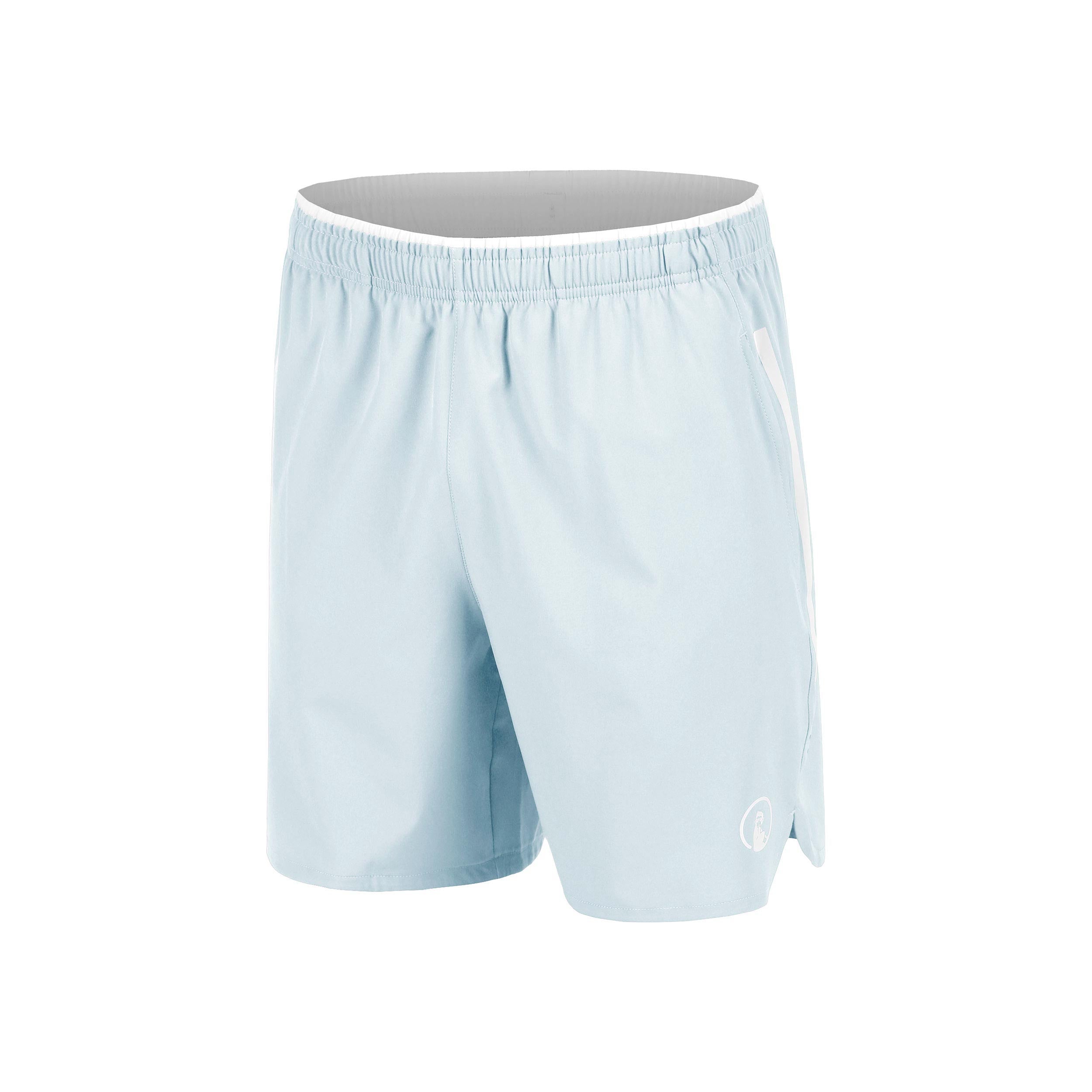 Quiet Please Memories Drop 7in Pantaloncini Uomini - blu chiaro, bianco sporco