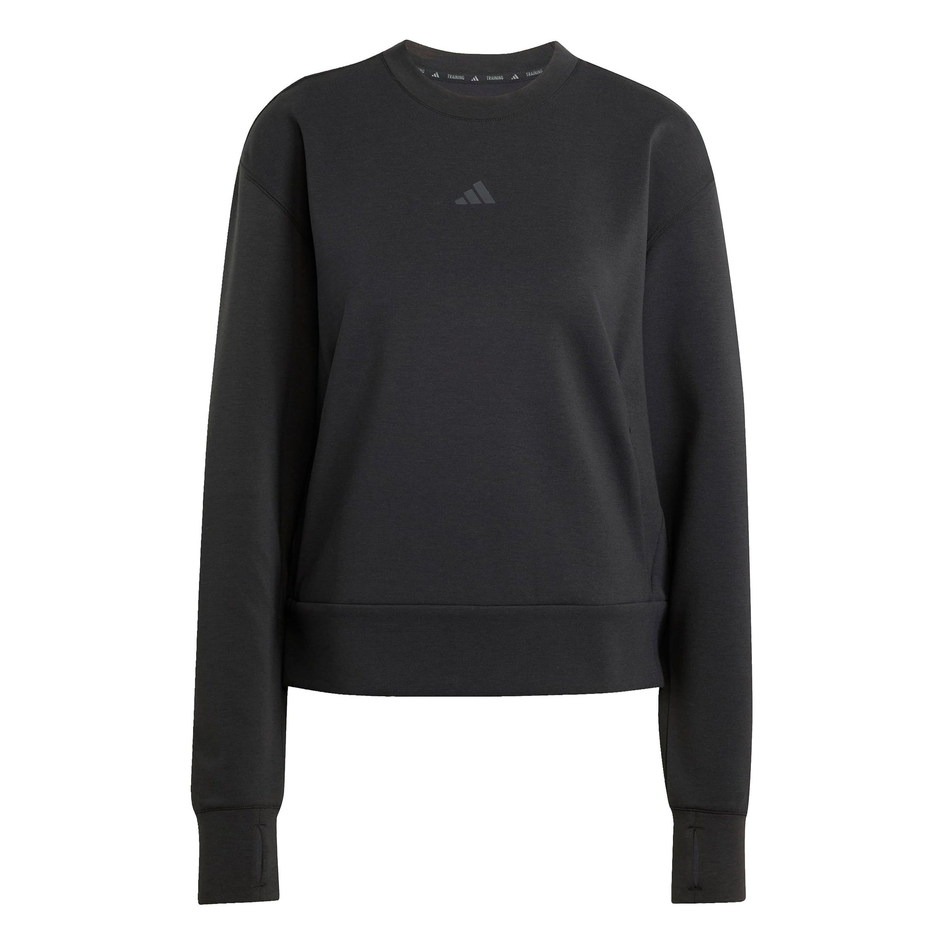 adidas D4T Knit Crew Felpa Donna-nero