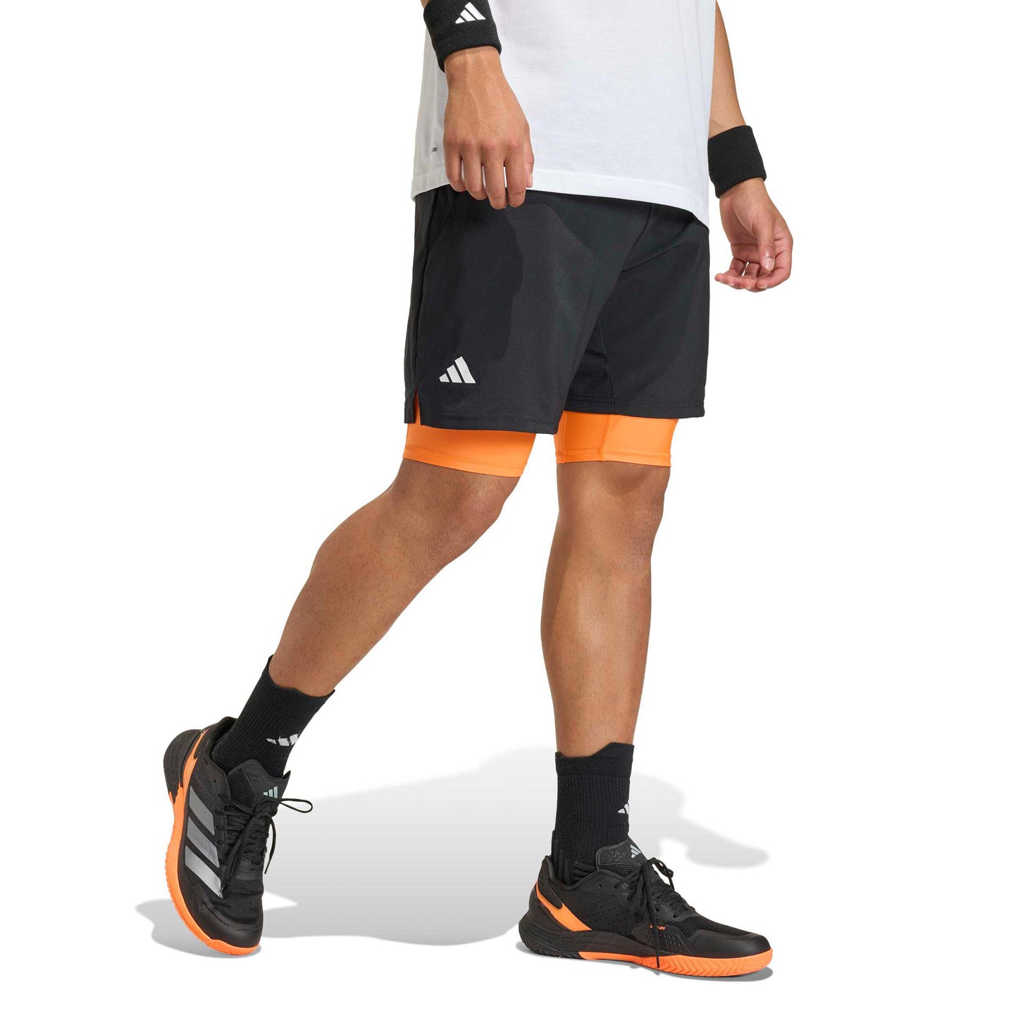 adidas Club 2In1 Pantaloncini Uomini-nero, arancione