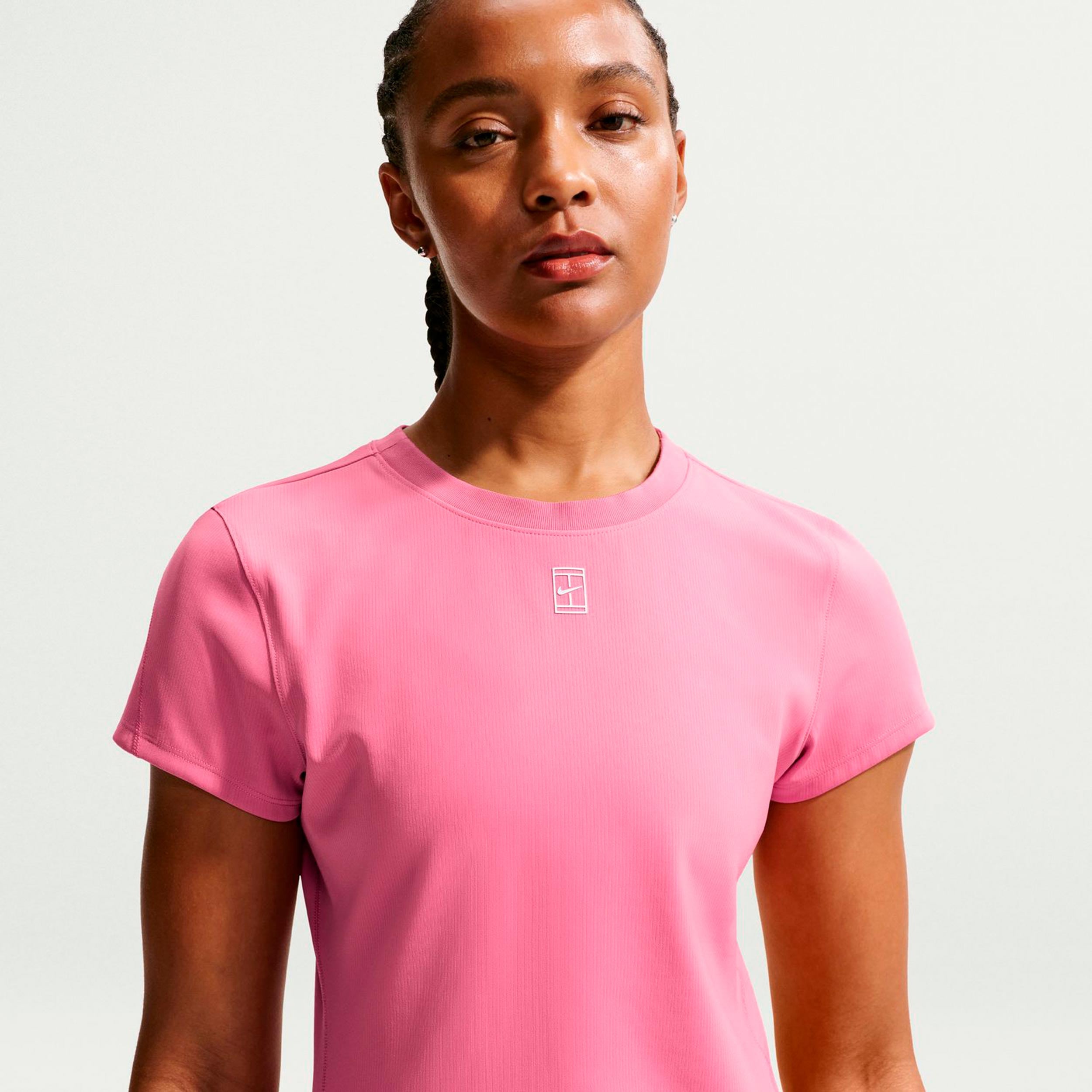 Nike Court Dri-FIT Advantage Maglietta Donna - rosa