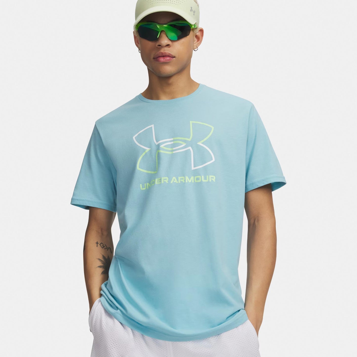 Under Armour Foundation Update Maglietta Uomini-blu, bianco