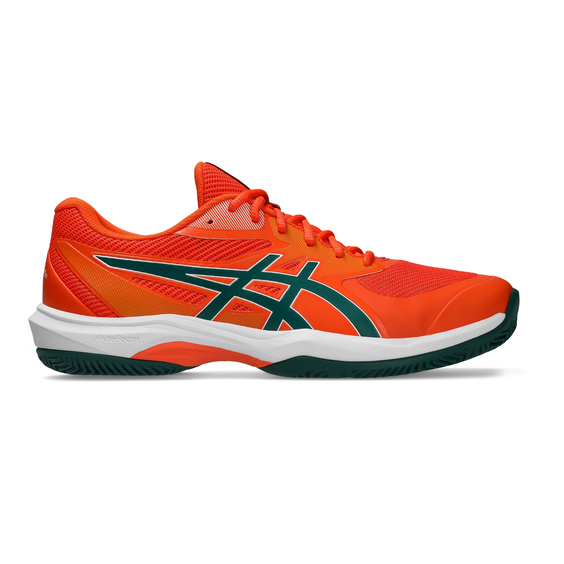 ASICS Game FF Scarpa da padel Uomini - arancione neon, verde scuro