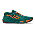 Gel-Resolution X Scarpa da padel Uomini - verde scuro, arancione neon