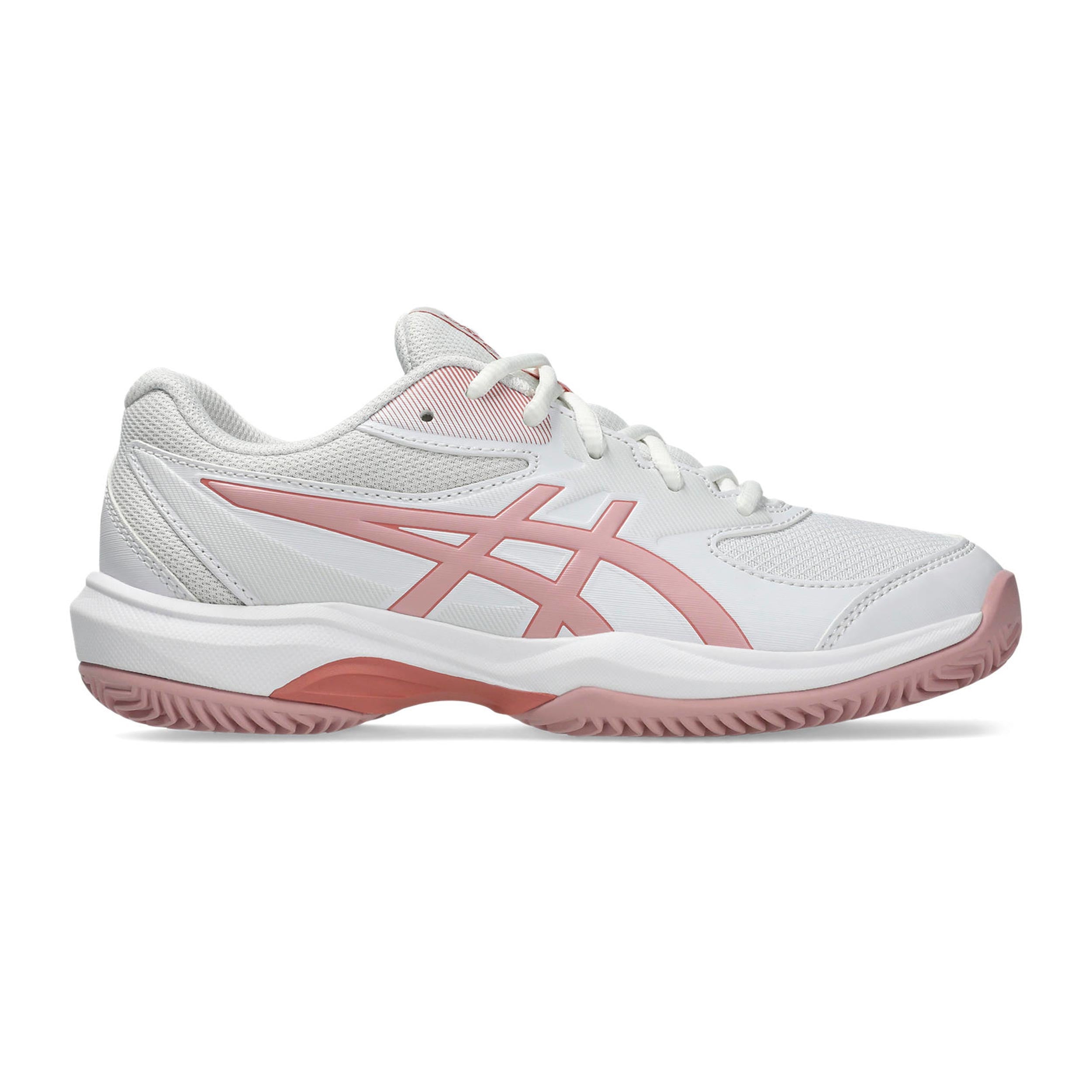 ASICS Gel-Game Gs/OC Scarpa per terra rossa Bambini - bianco, rosa