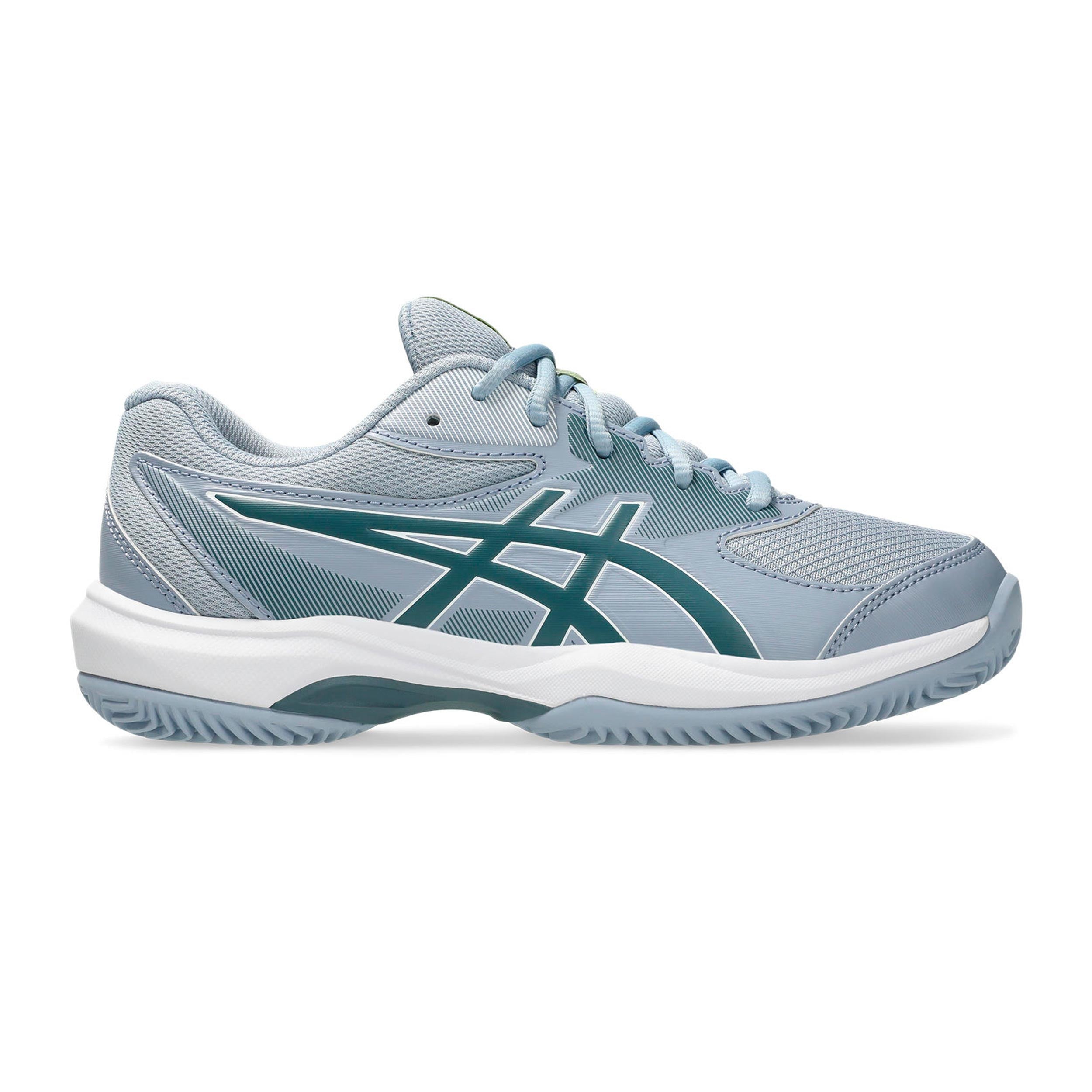 ASICS Gel-Game Gs/OC Scarpa per terra rossa Bambini - grigio, grigio scuro