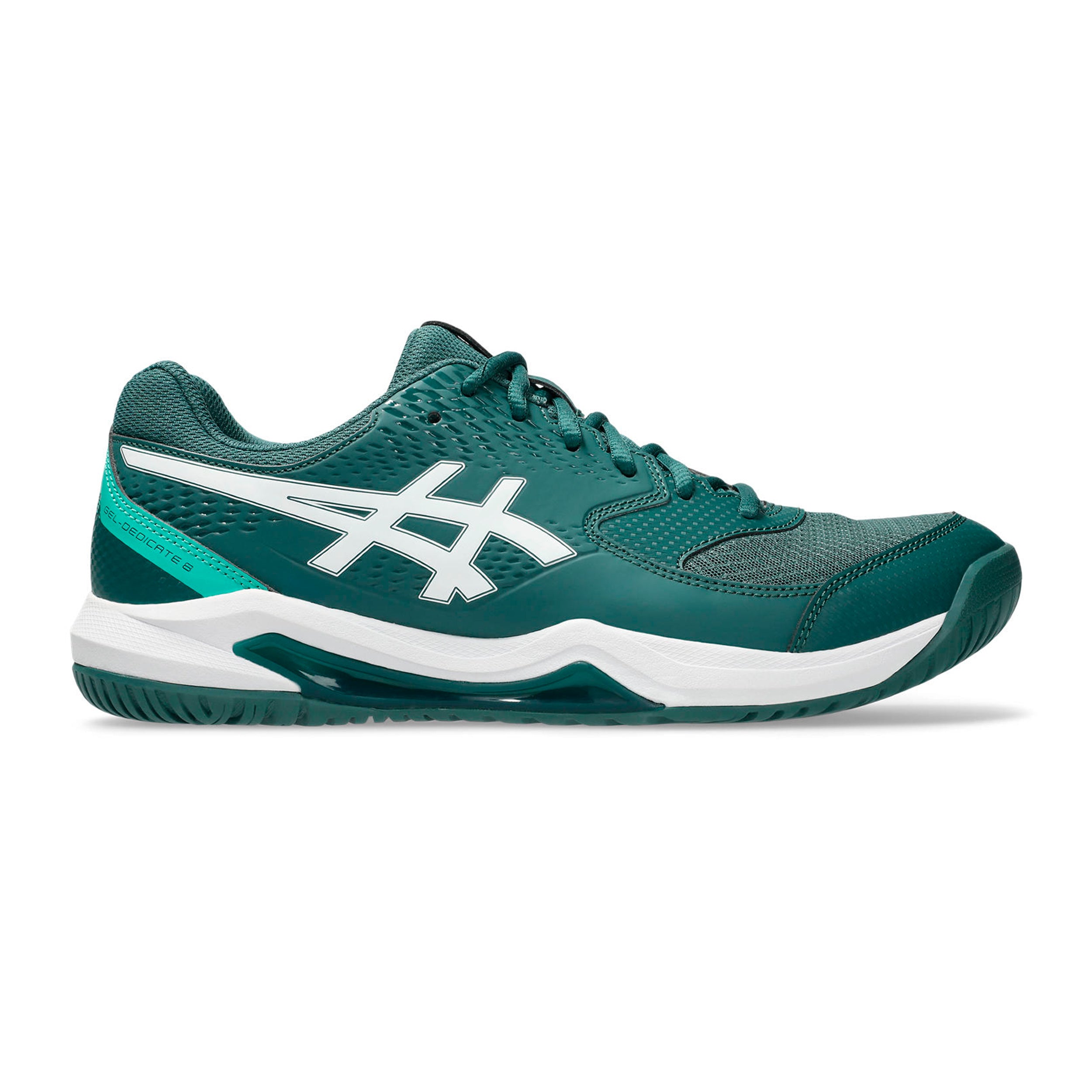 ASICS Gel-Dedicate 8 Scarpa per tutte le superfici Uomini - color petrolio, turchese