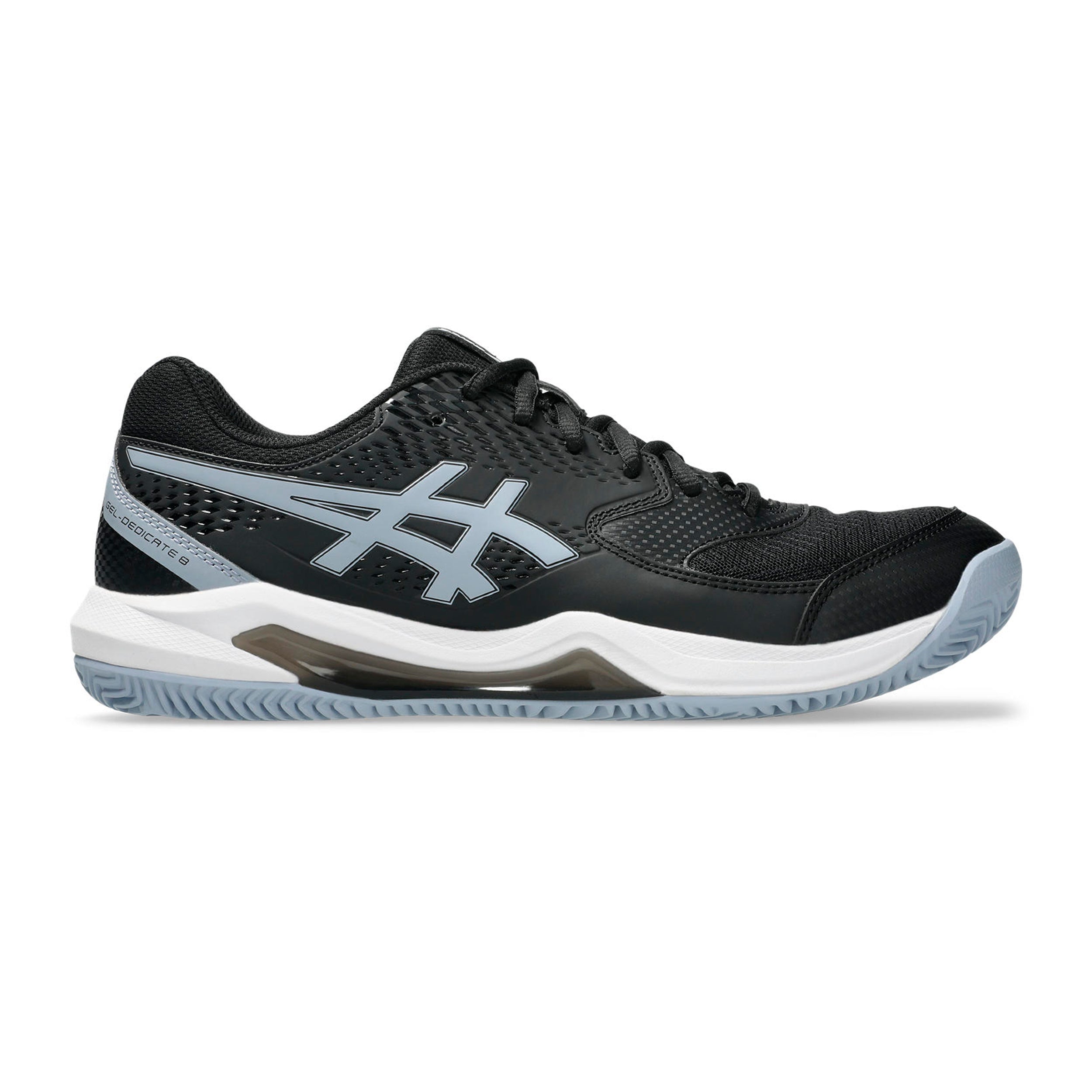 ASICS Gel-Dedicate 8 Scarpa per terra rossa Uomini - nero, grigio