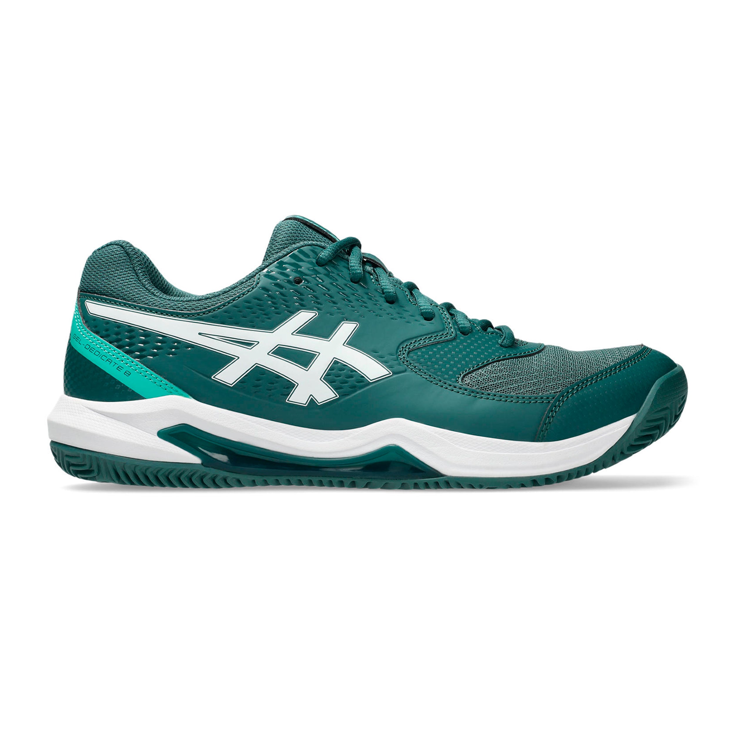 ASICS Gel-Dedicate 8 Scarpa per terra rossa Uomini - color petrolio, turchese
