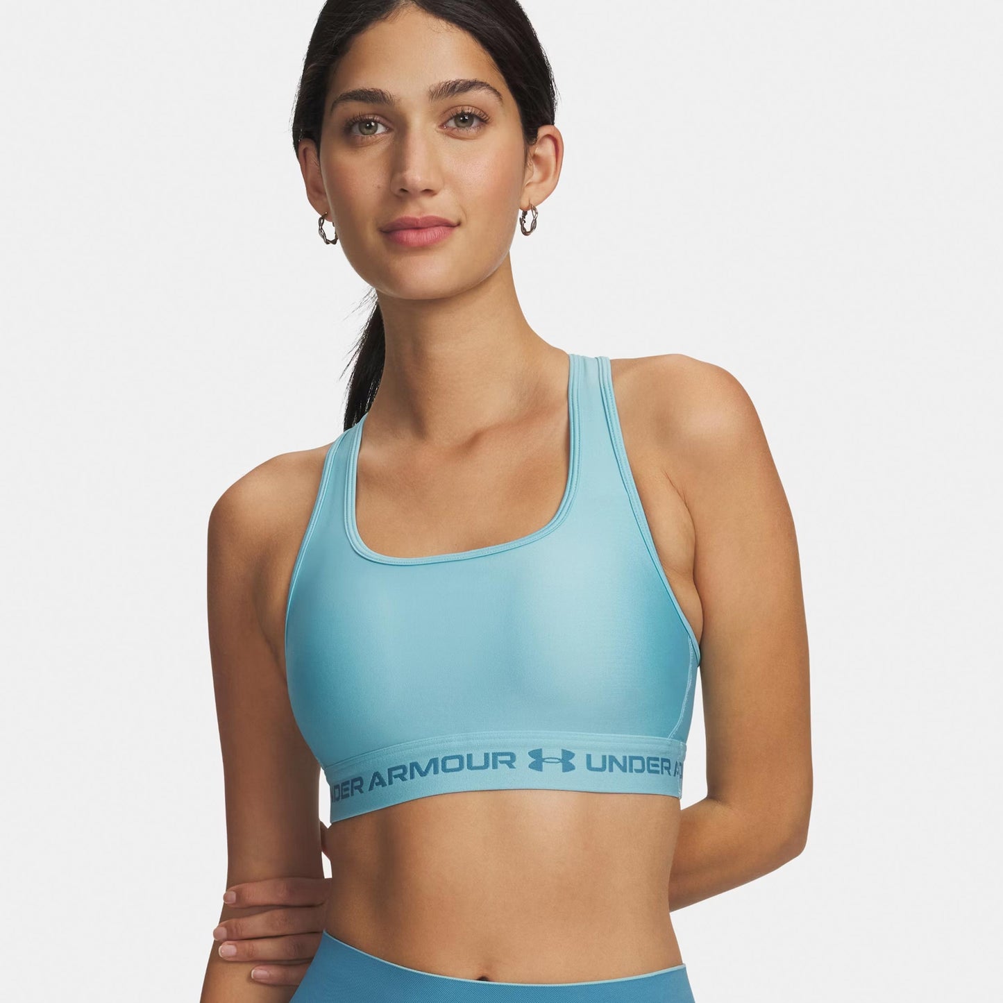 Under Armour Crossback Mid Reggiseni sportivi Donna-blu, blu
