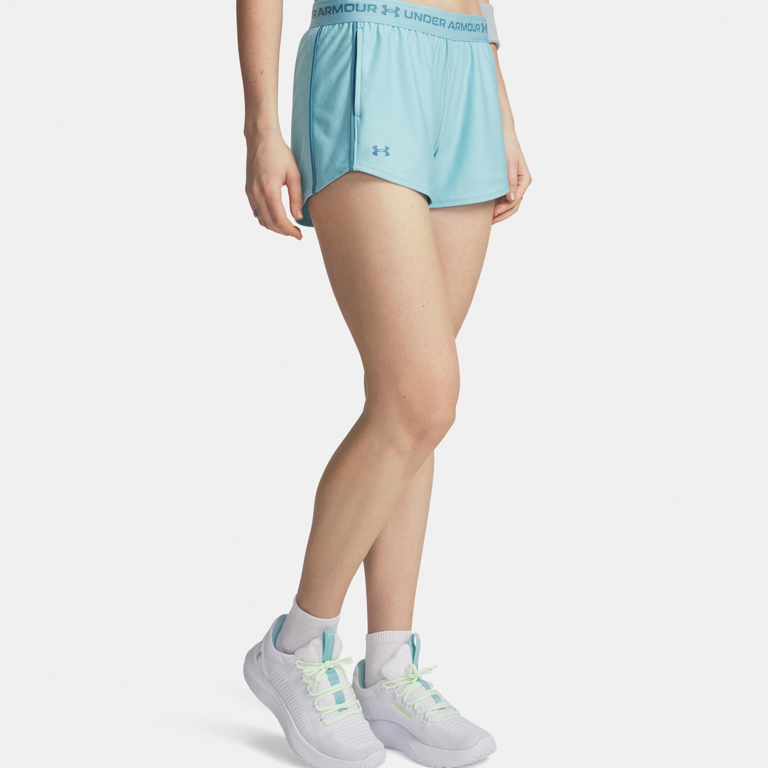 Under Armour Tech Play Up Pantaloncini Donna-blu, blu