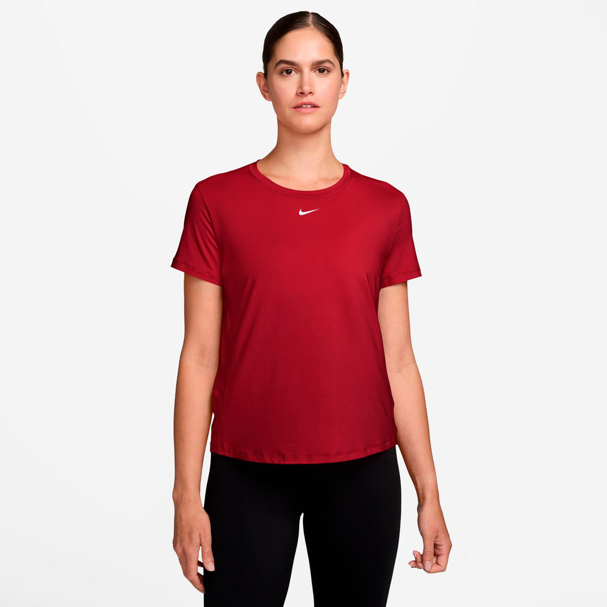 Nike One Dri-Fit Maglietta Donna - rosso