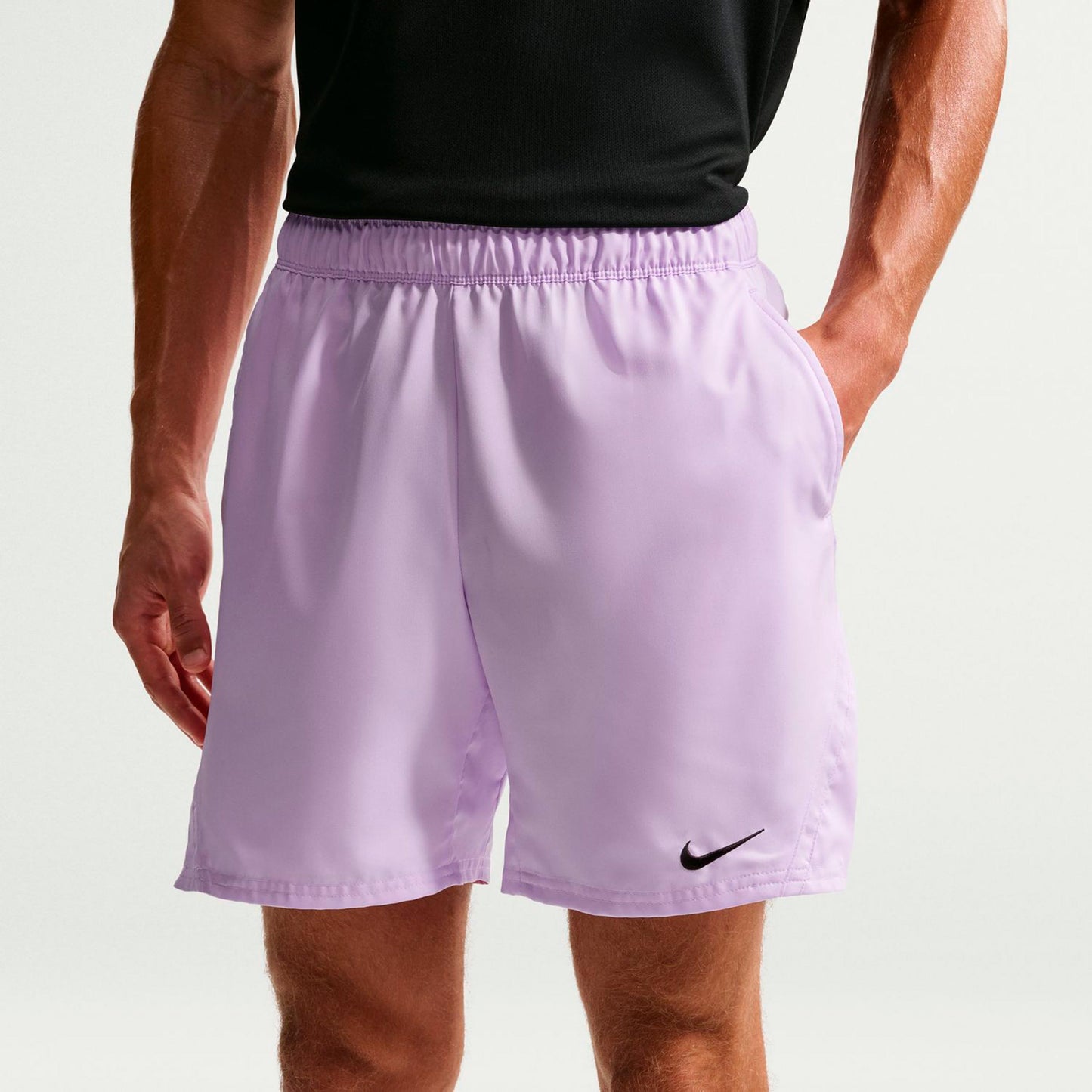 Nike Court Victory Dri-Fit 7in Pantaloncini Uomini - lilla, nero