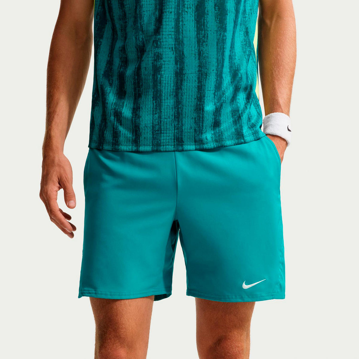 Nike Court Victory Dri-Fit 7in Pantaloncini Uomini - turchese