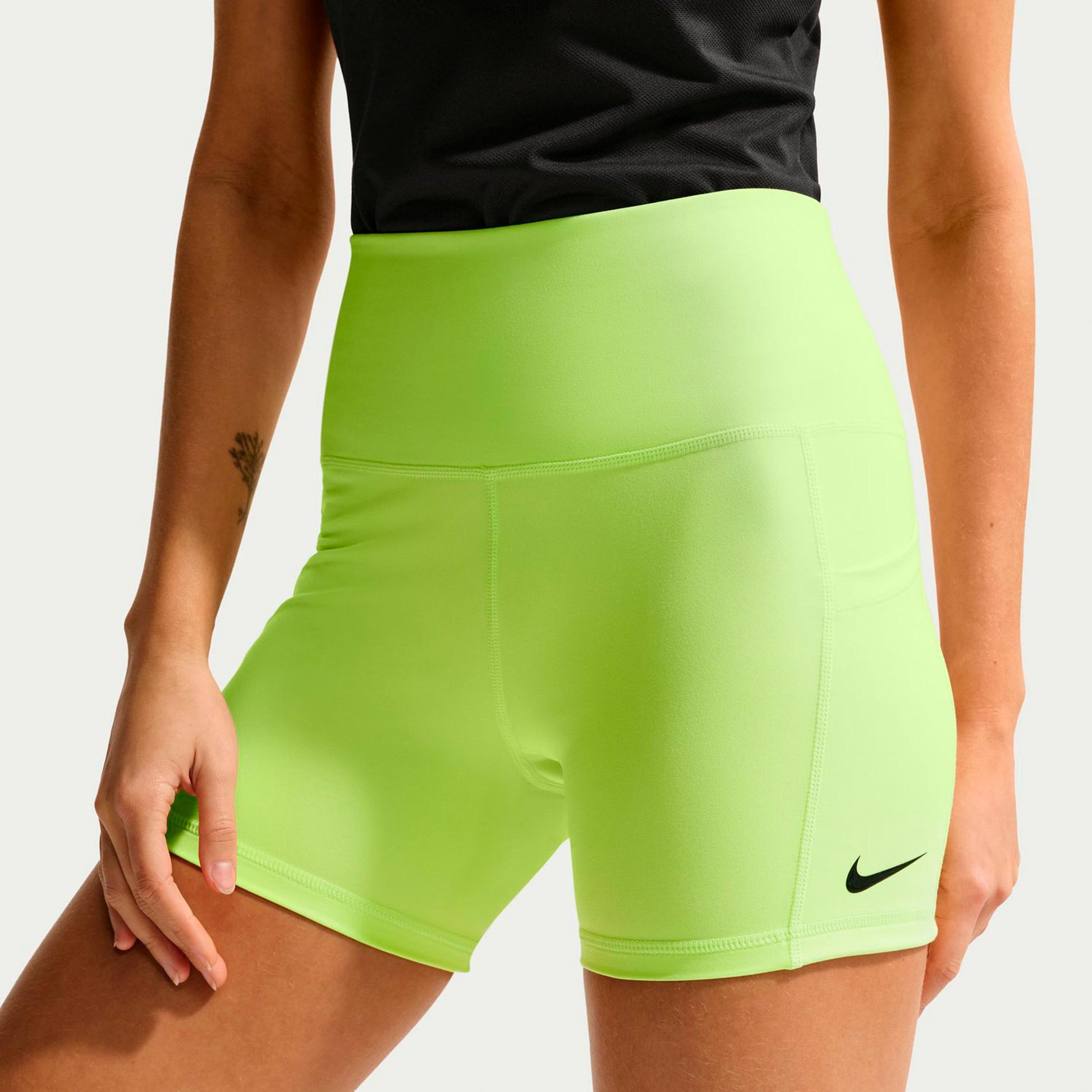 Nike Court Dri-Fit Ball Pantaloncino attillato Donna-lime