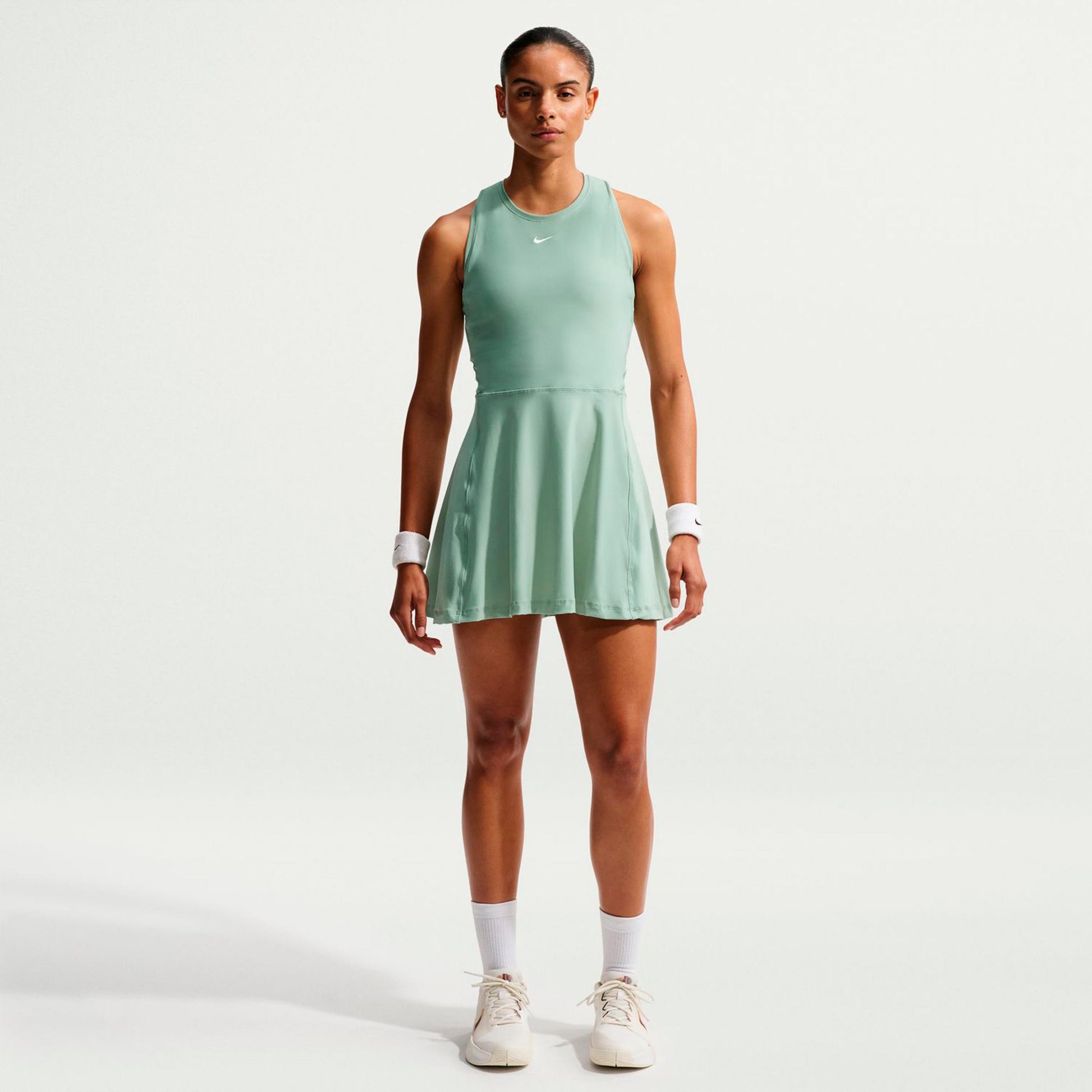 Nike Dri-FIT Victory Abito Donna - grigio-verde, bianco
