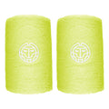 Night Flash Polsino anti sudore Confezione da 2 Unisex - giallo neon, bianco