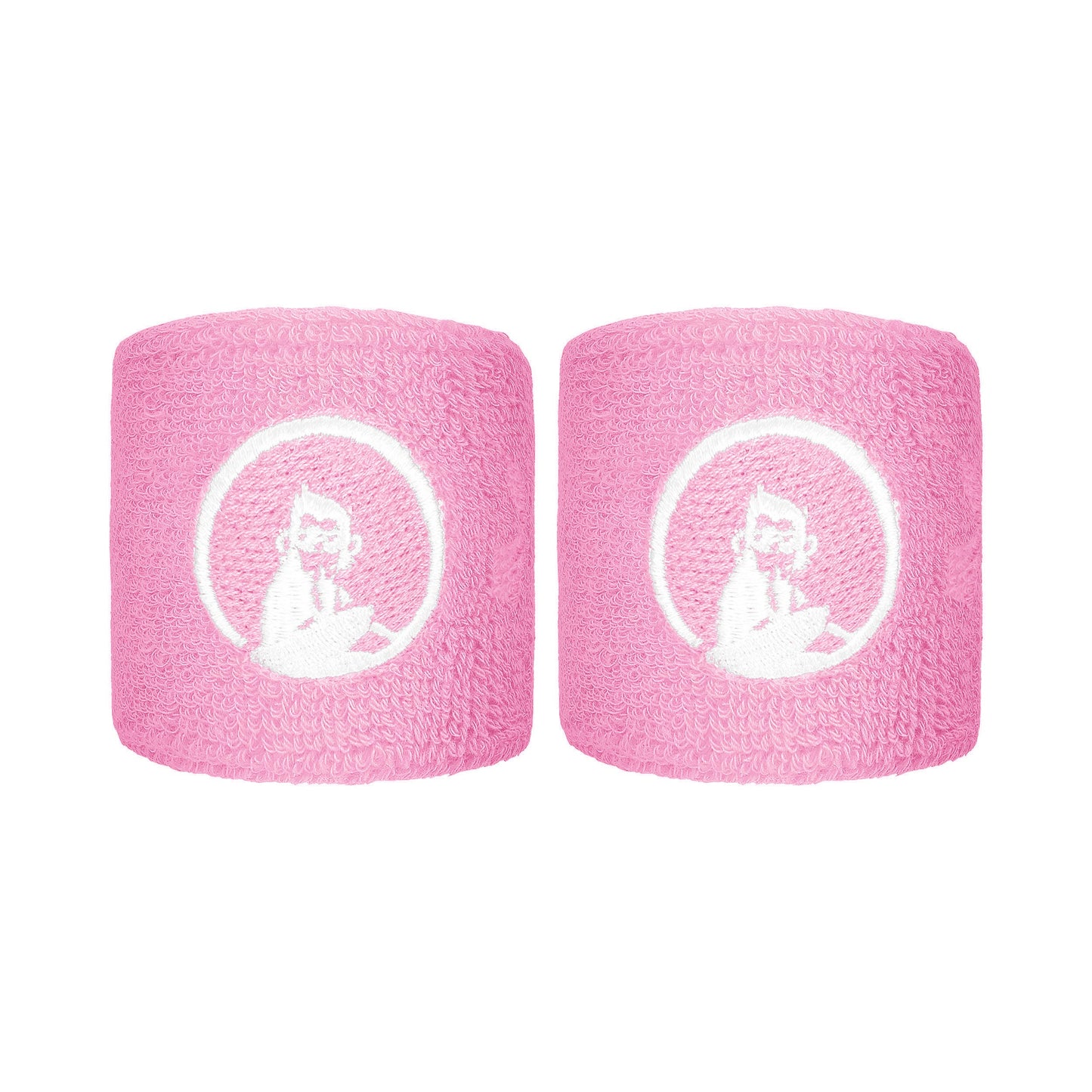 Quiet Please Memories Faded Memories Polsino anti sudore Confezione da 2 Unisex - rosa, rosa