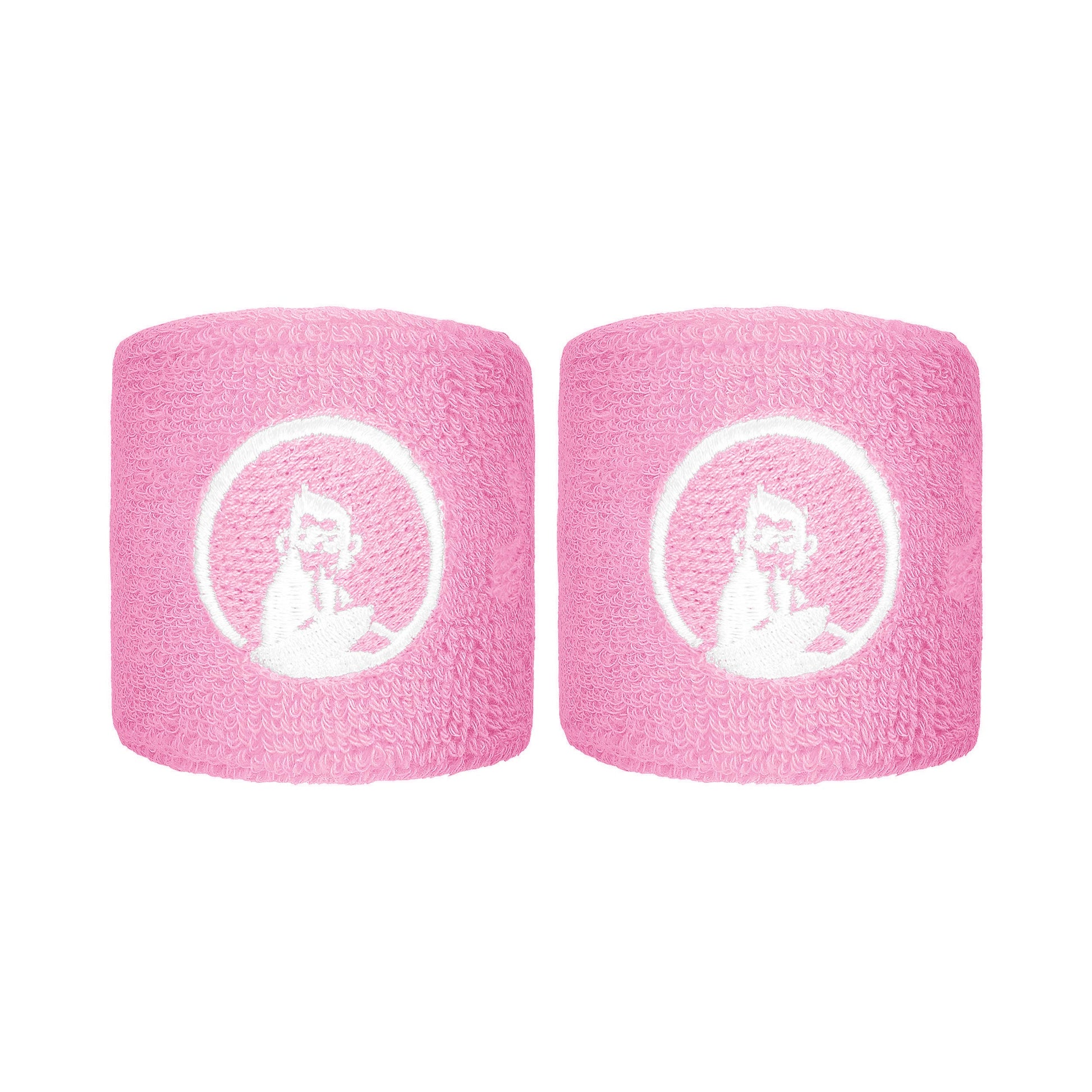Quiet Please Memories Faded Memories Polsino anti sudore Confezione da 2 Unisex - rosa, rosa