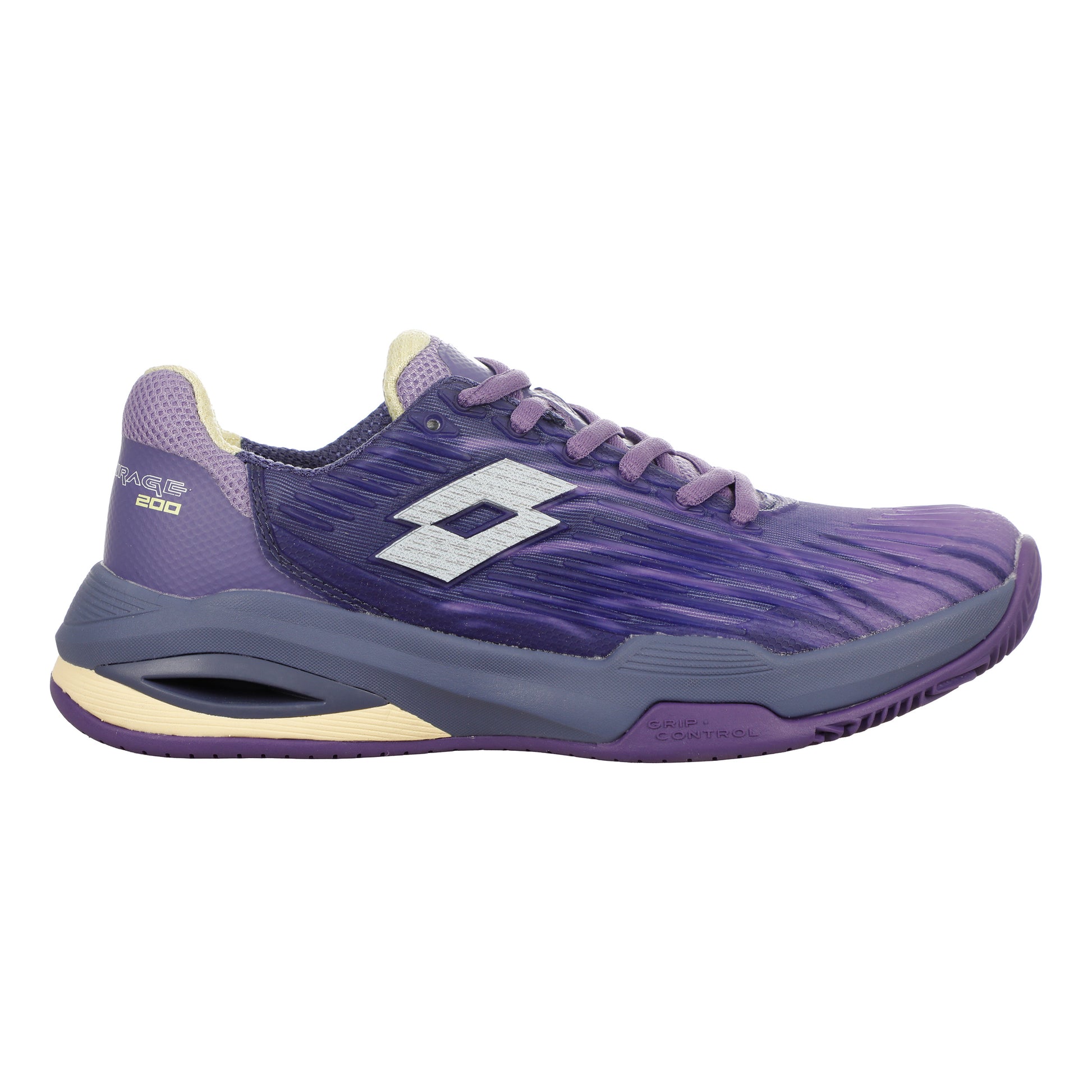 Lotto Mirage 200 CLY Scarpa per terra rossa Donna-viola, bianco