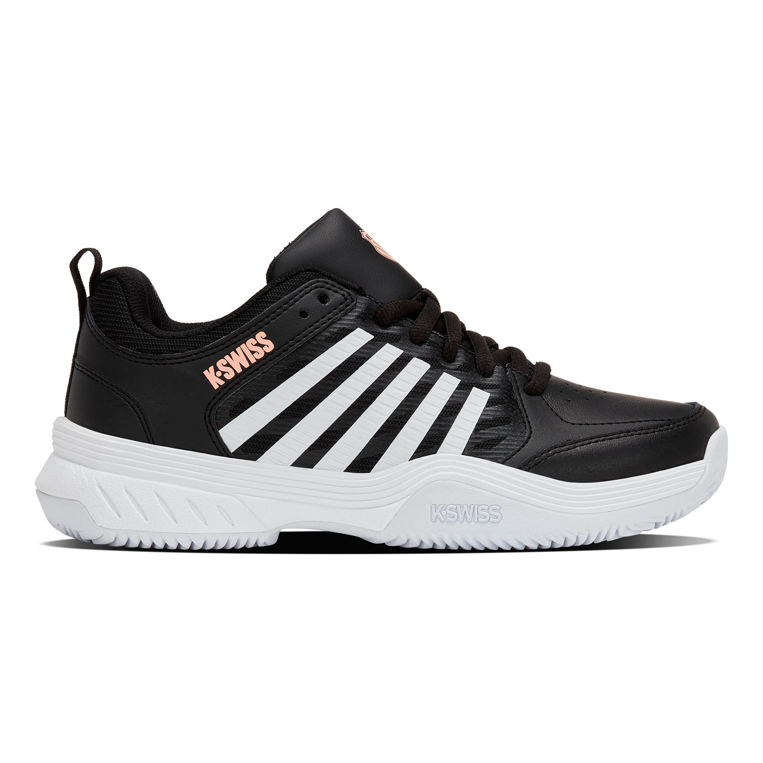 K-Swiss Court Express 2 Scarpa per terra rossa Donna - nero, bianco