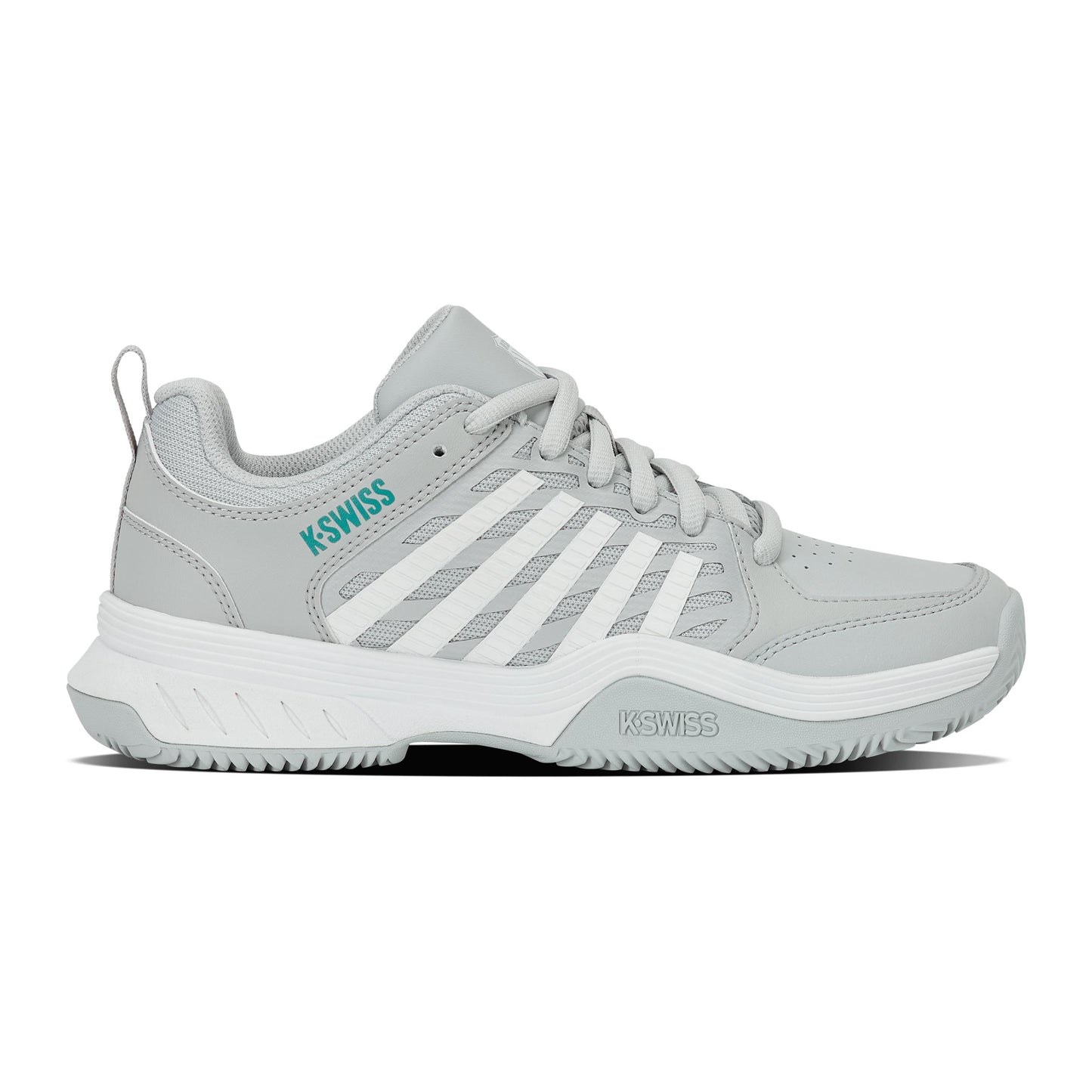 K-Swiss Court Express 2 Scarpa per terra rossa Donna - grigio chiaro, bianco
