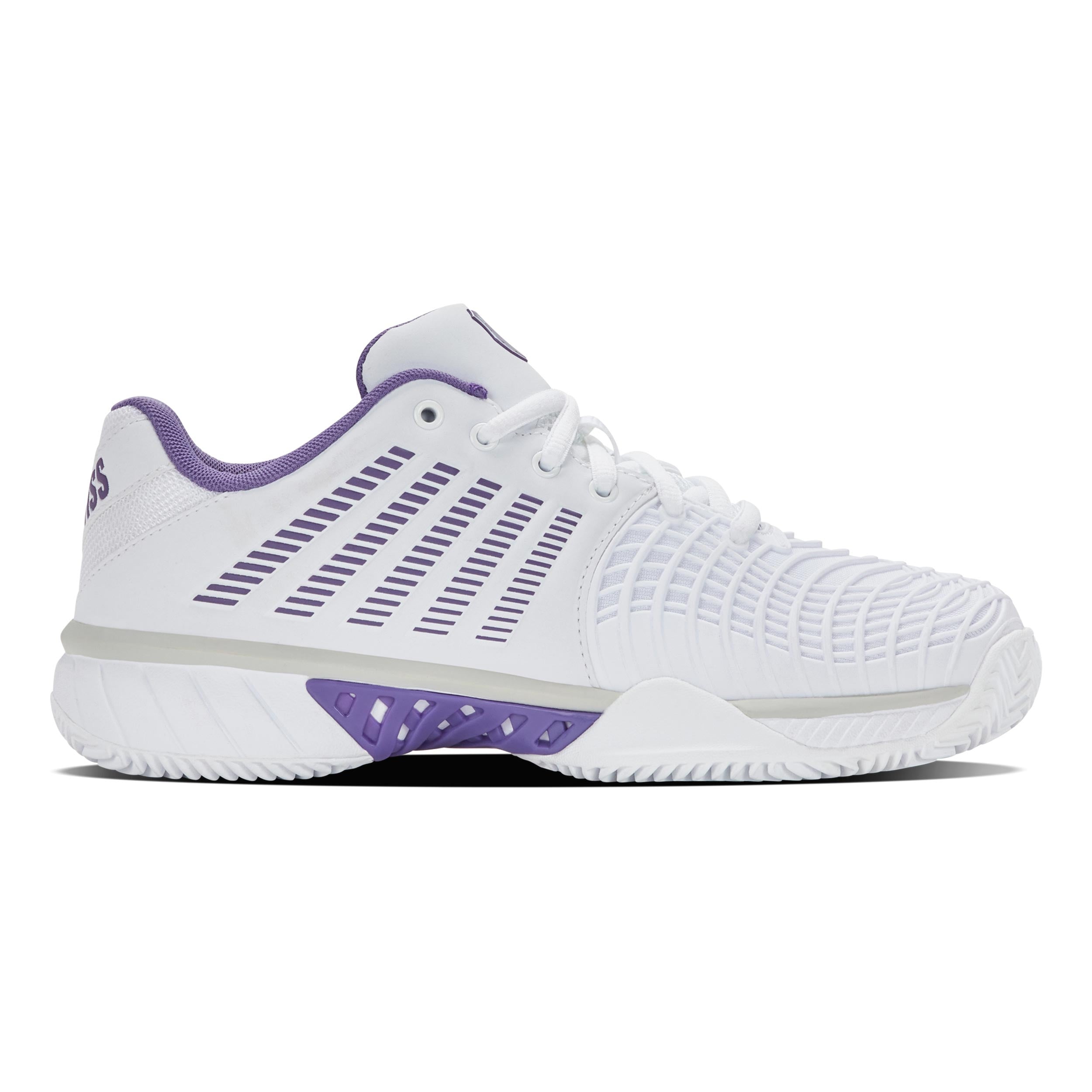 K-Swiss Express Light 3 Scarpa per terra rossa Donna - bianco, lavanda