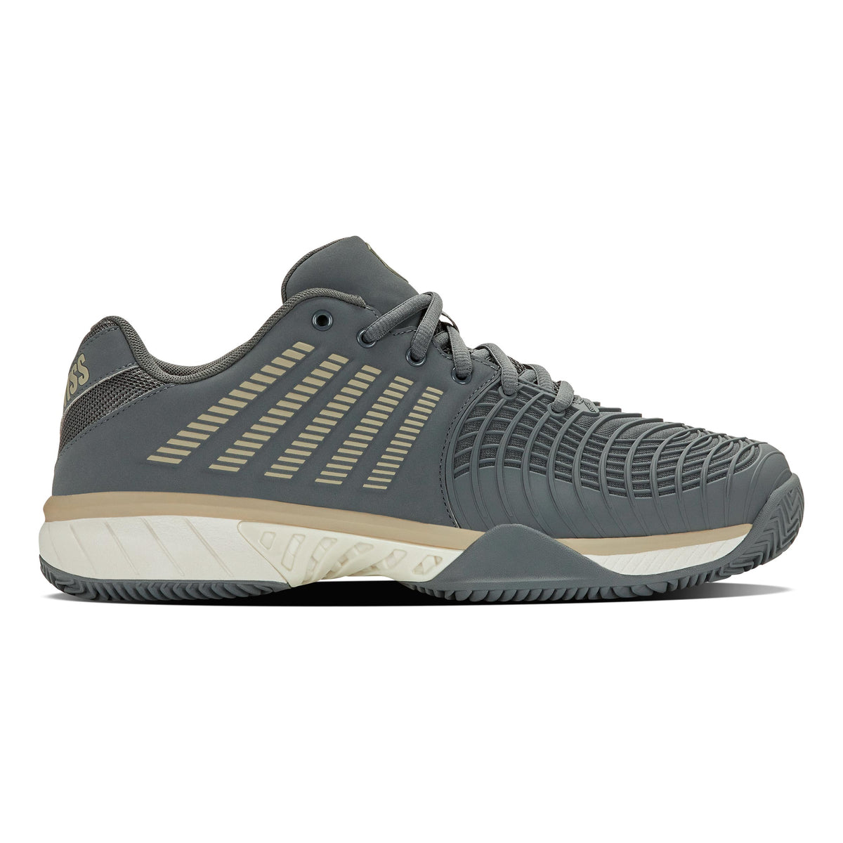 K-Swiss Express Light 3 Scarpa per terra rossa Uomini - grigio, cachi