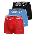 Dri-Fit Essential Micro Trunk Boxer - Confezione da 3 Uomini-rosso, blu