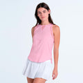 Chill Out Canottiera Donna - rosa, bianco