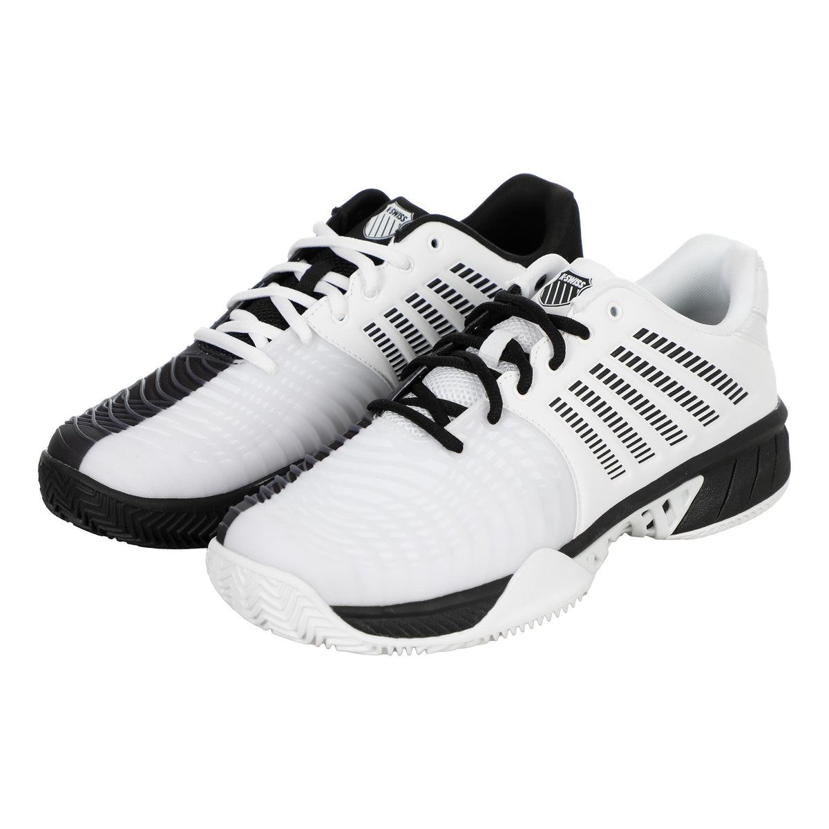 K-Swiss Express Light 3 Scarpa per terra rossa Uomini - bianco, nero