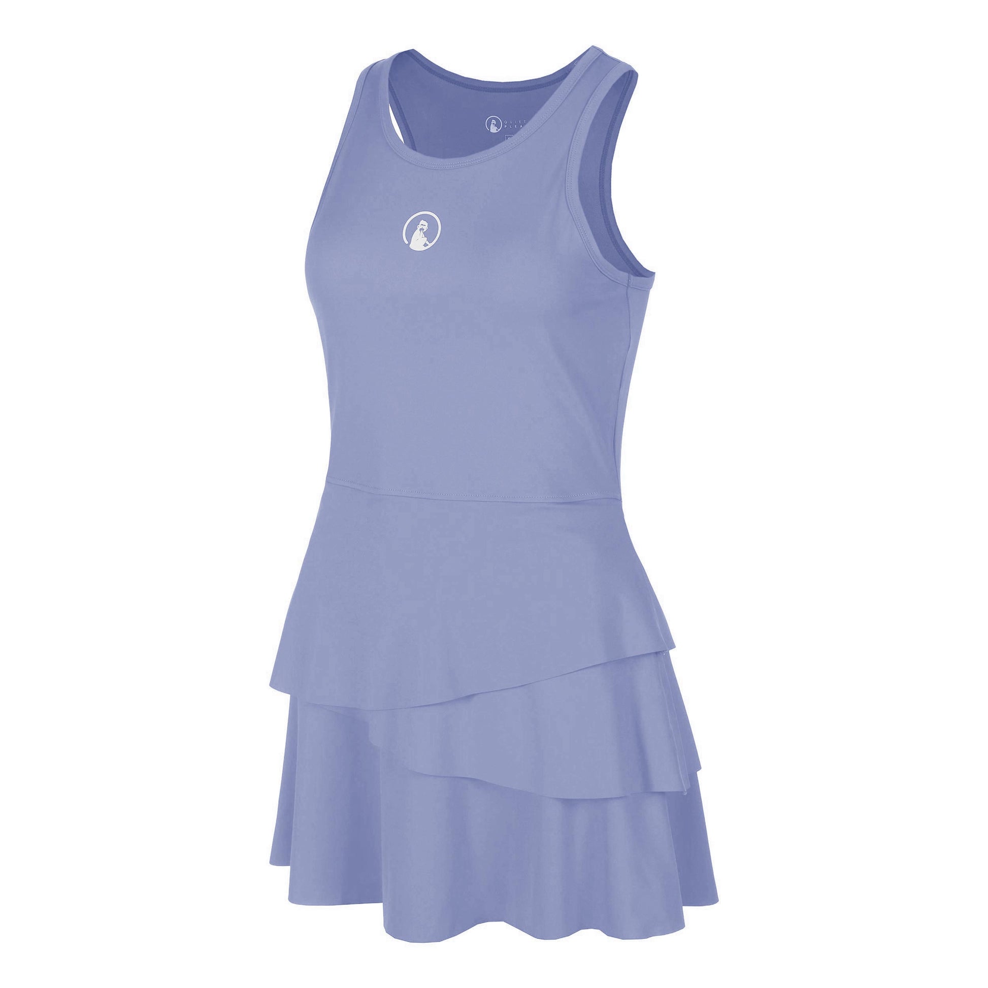 Quiet Please Glow Flounce Abito Donna - blu, crema