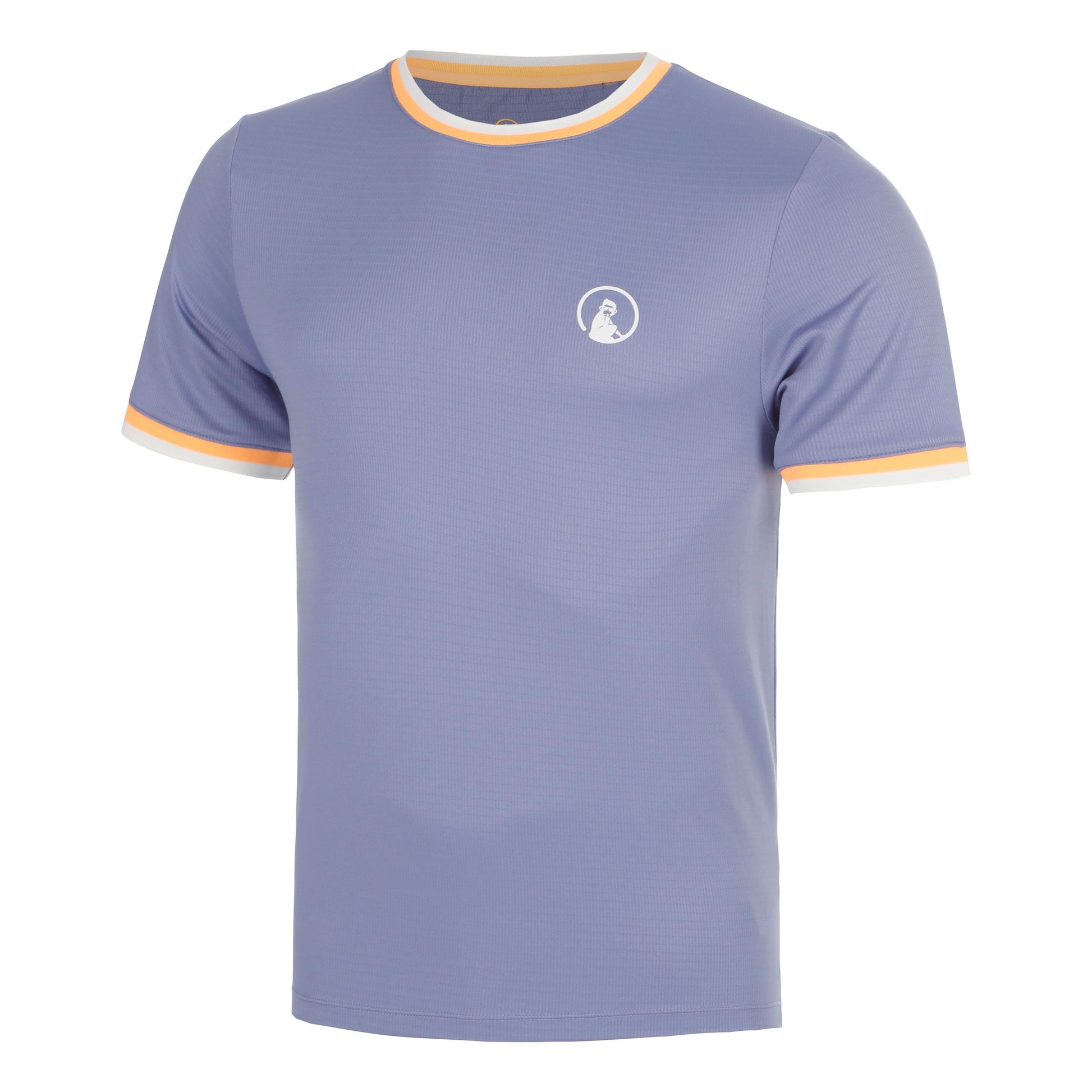 Quiet Please Glow Break Ringer Maglietta Uomini - blu