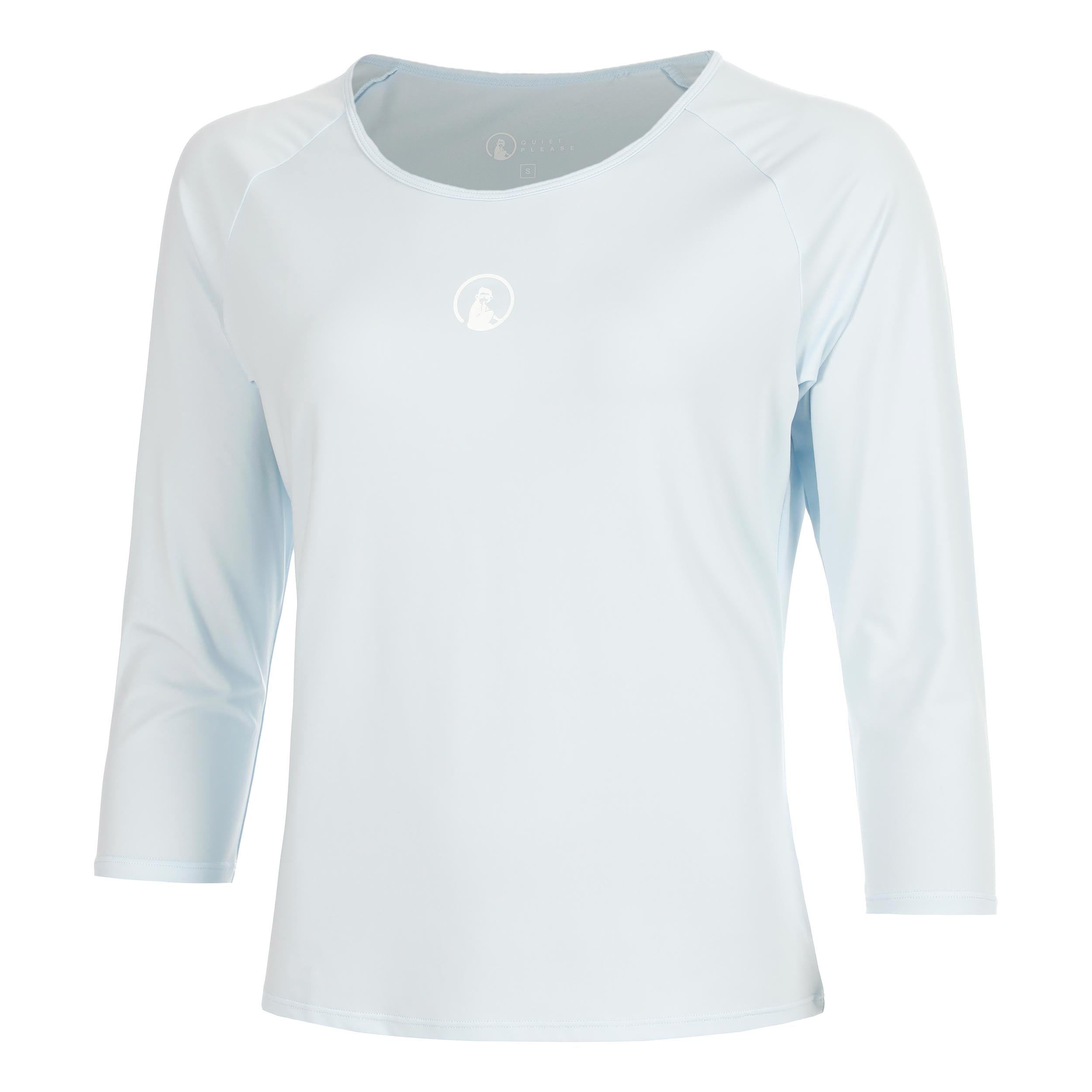 Quiet Please Memories Mixed Manica lunga Donna - blu chiaro