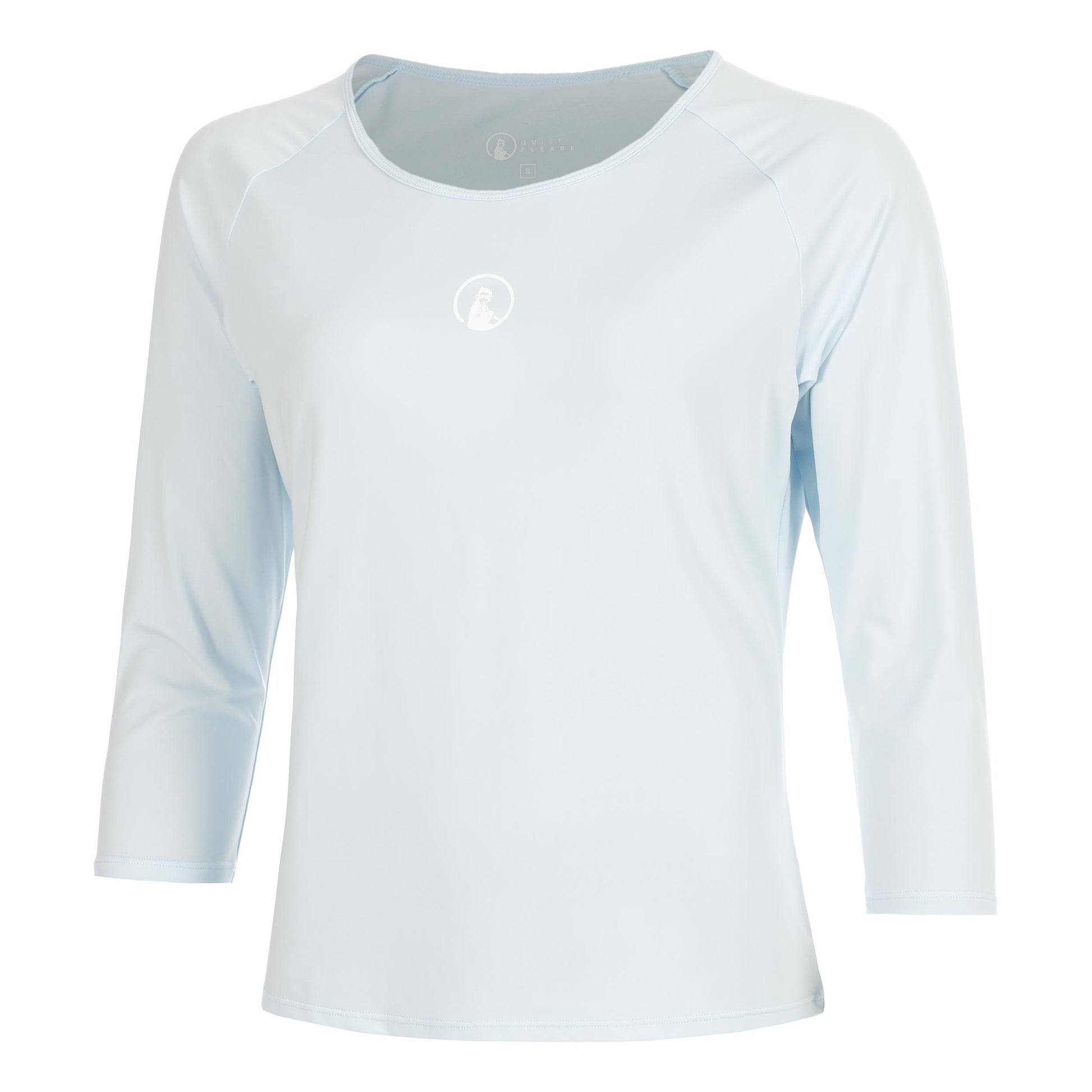 Quiet Please Memories Mixed Manica lunga Donna - blu chiaro