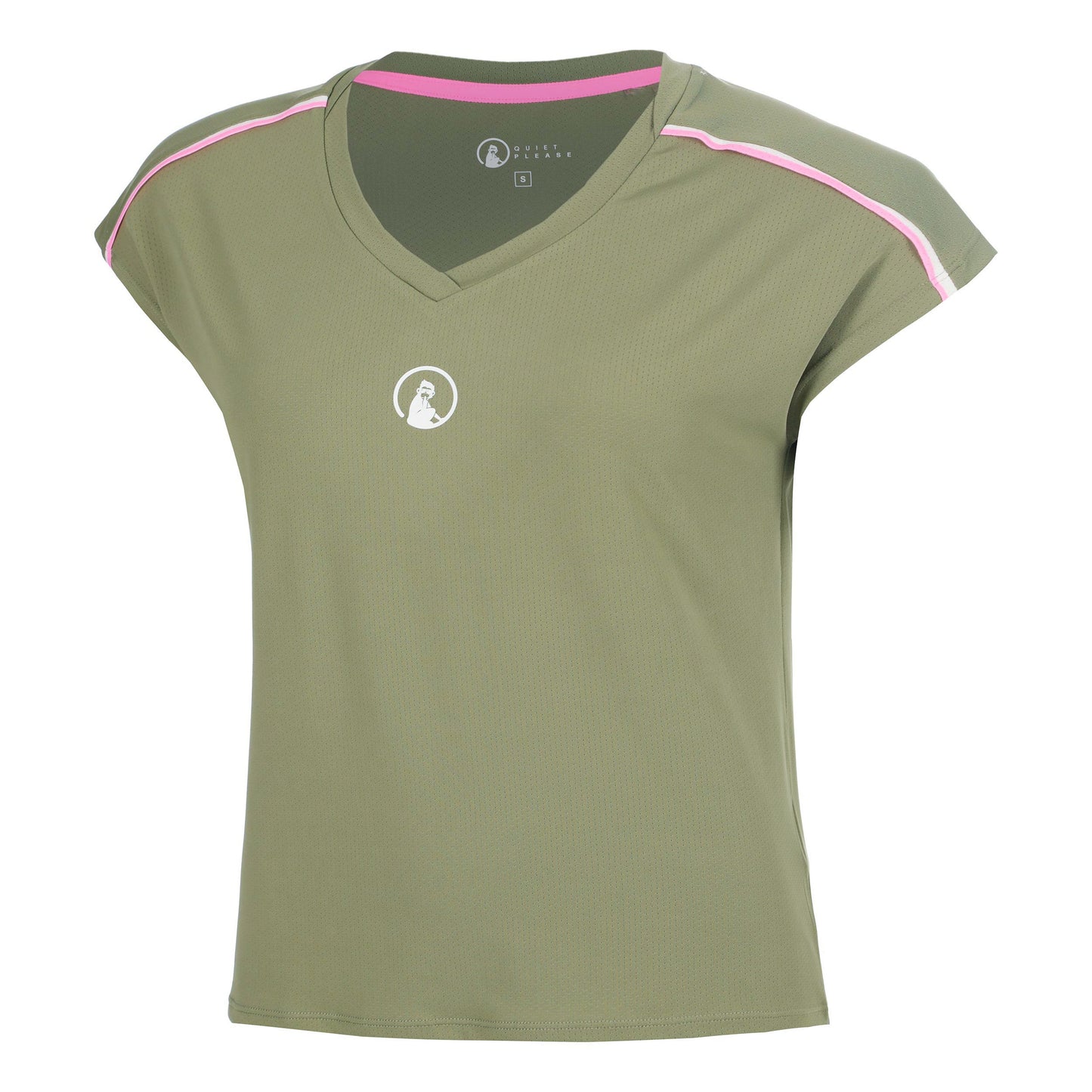 Quiet Please Memories Volley Maglietta Donna - cachi