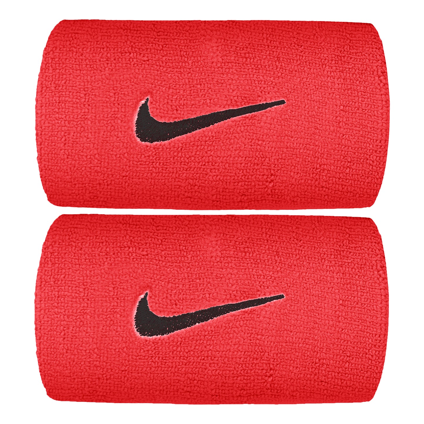 Nike Premier DW Polsino anti sudore Confezione da 2 lungo - rosso chiaro, nero