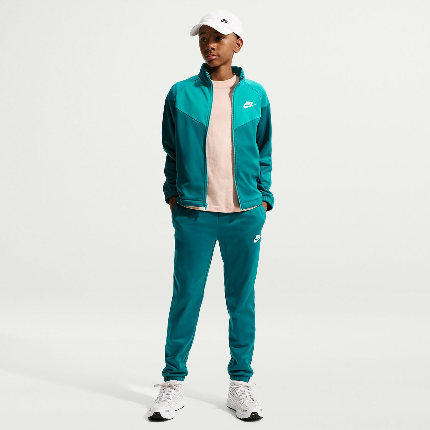 Nike Dri-Fit Full-Zip Tuta da allenamento Bambini - color petrolio, turchese