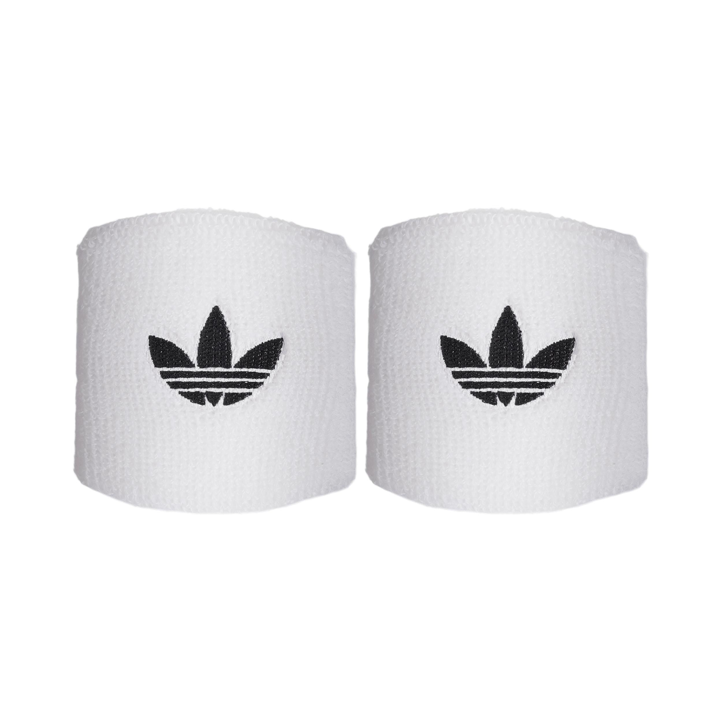 adidas Polsino anti sudore corto - bianco, nero