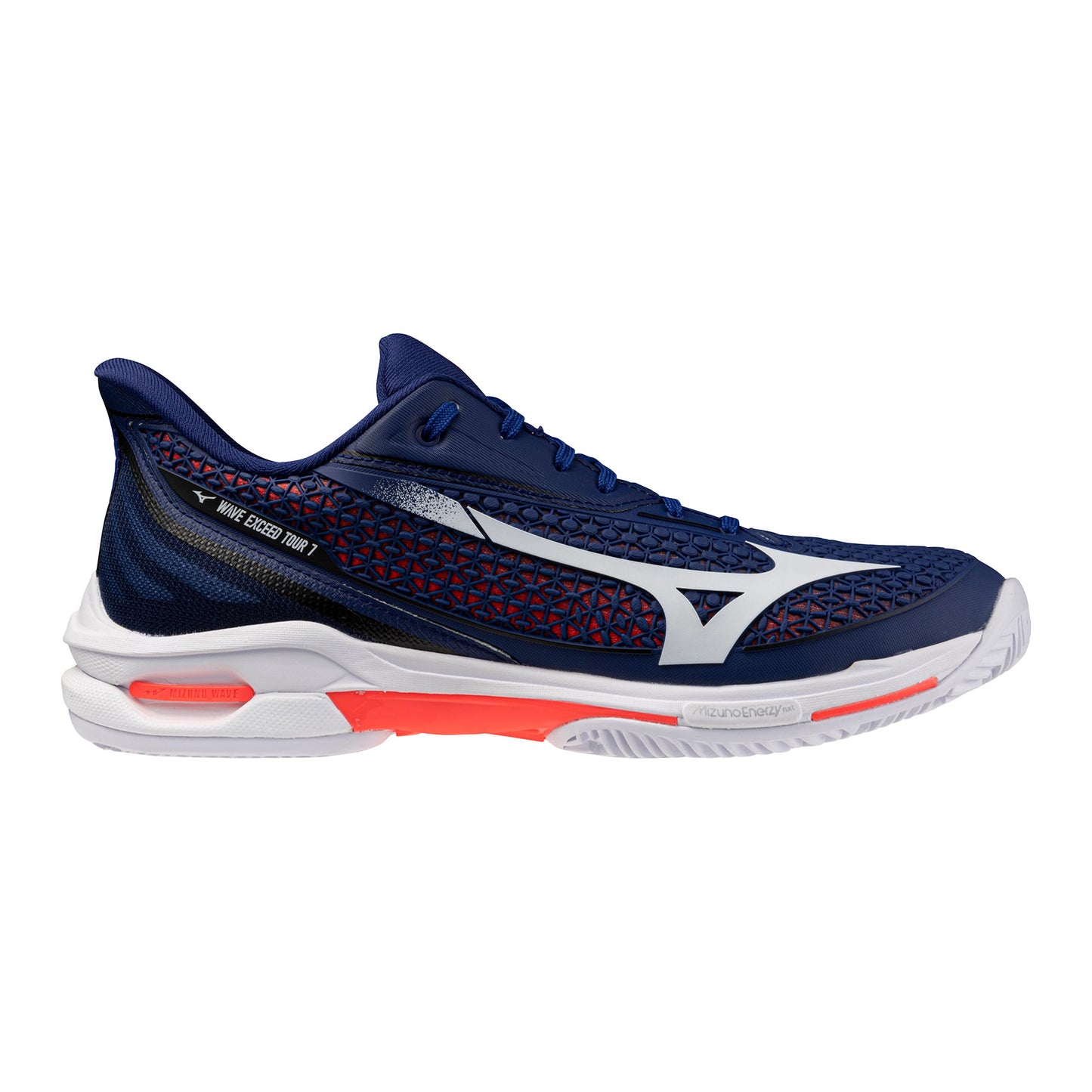 Mizuno Wave Exceed Tour 7 Scarpa per terra rossa Uomini - blu scuro, arancione