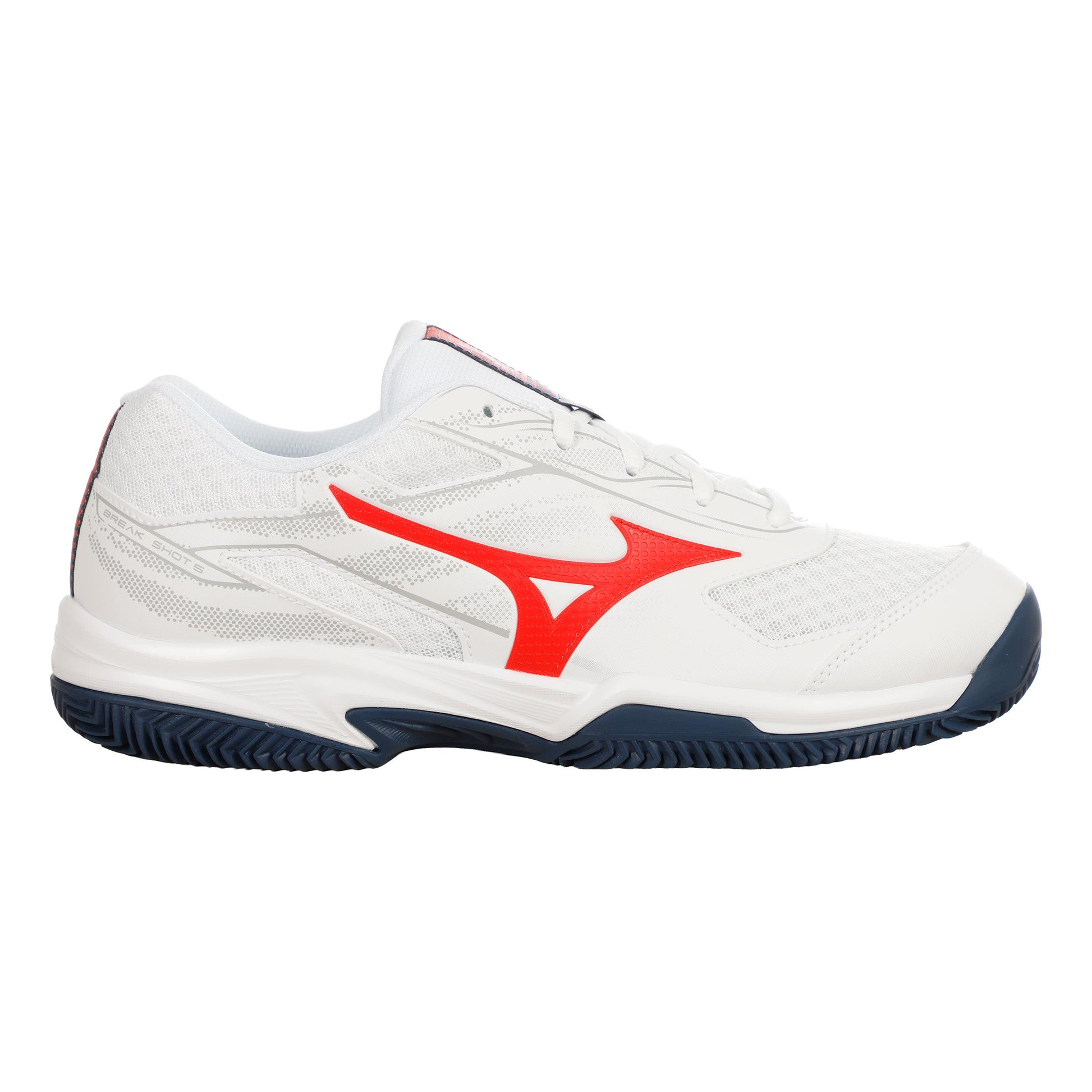 Mizuno Break Shot 5 Scarpa per terra rossa Uomini - bianco, arancione