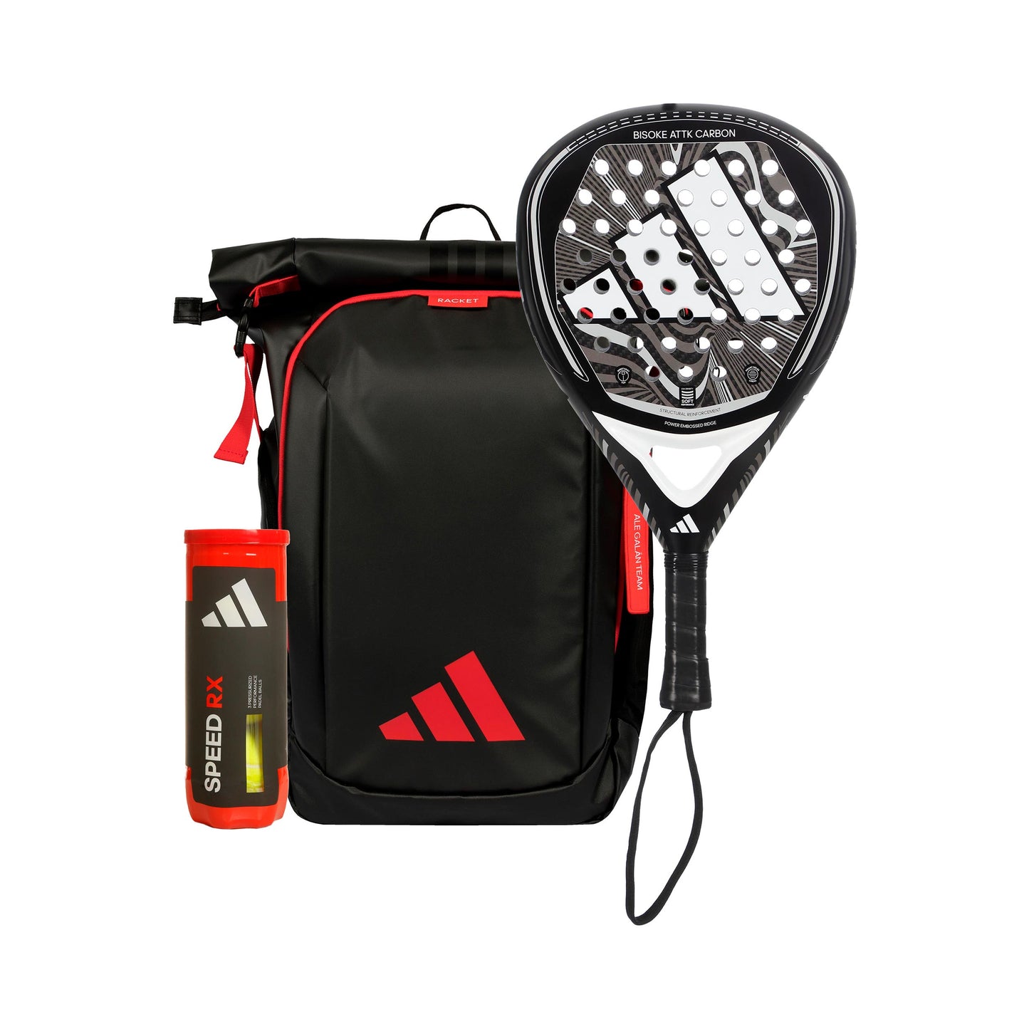 adidas Confezione da 3 Bisoke Attk Carbon