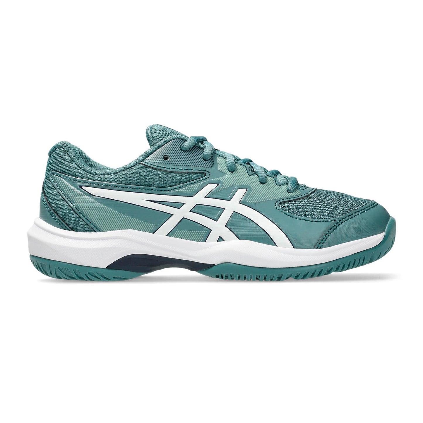 ASICS Gel-Game 10 GS Scarpa per tutte le superfici Bambini - color petrolio, bianco