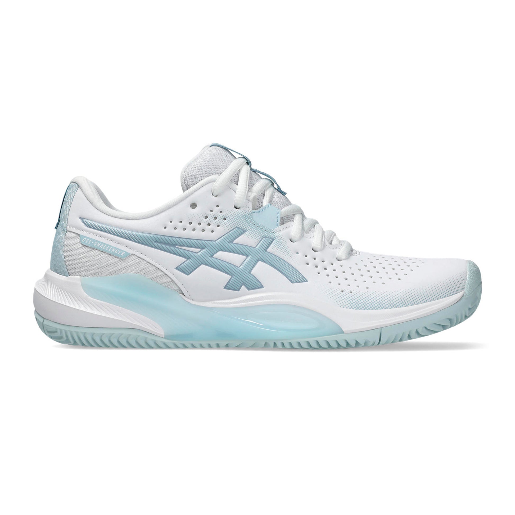 ASICS Gel-Challenger 15 Scarpa per terra rossa Donna - bianco, blu chiaro