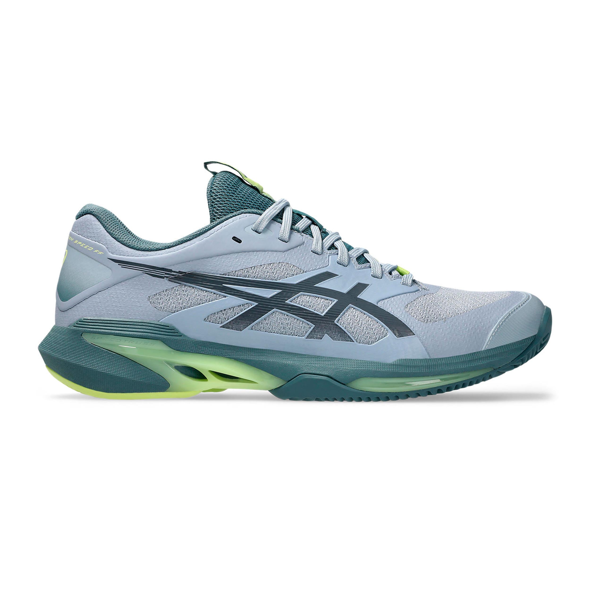 ASICS Solution Speed FF 4 Scarpa per terra rossa Uomini - grigio, lime