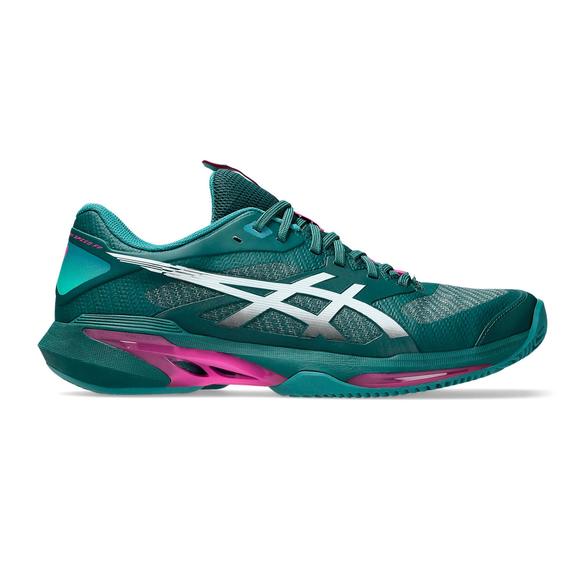 ASICS Solution Speed FF 4 Scarpa per terra rossa Uomini - color petrolio, rosa
