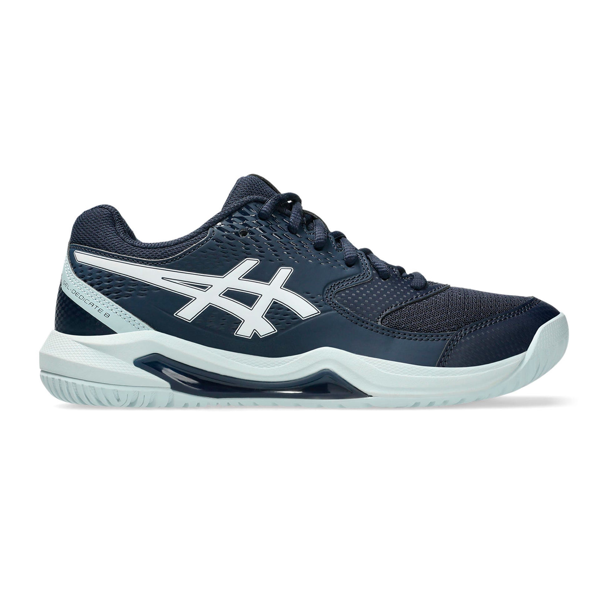 ASICS Gel-Dedicate 8 Scarpa per tutte le superfici Donna - blu scuro, bianco