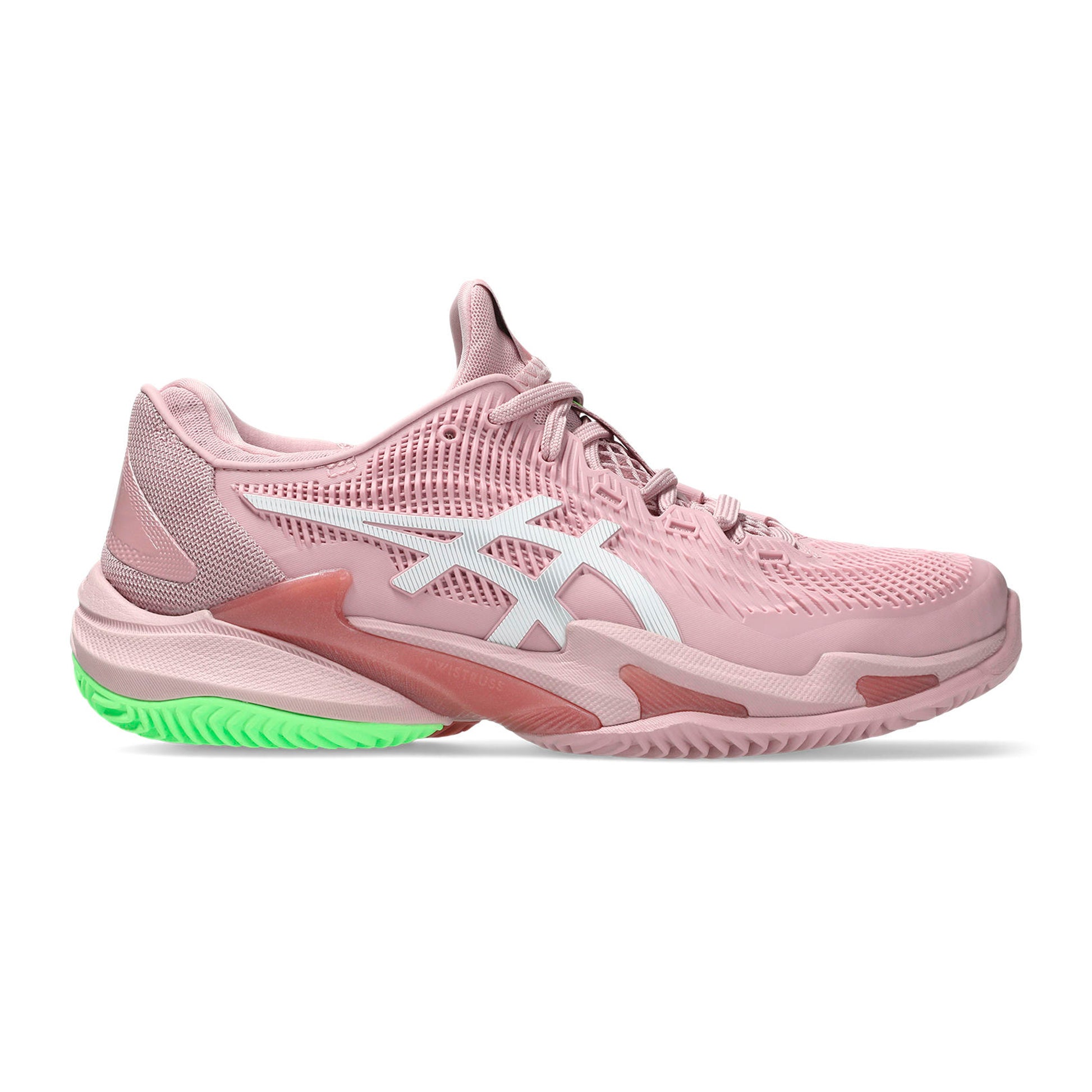 ASICS Court FF 3 Scarpa per terra rossa Donna - rosa, bianco