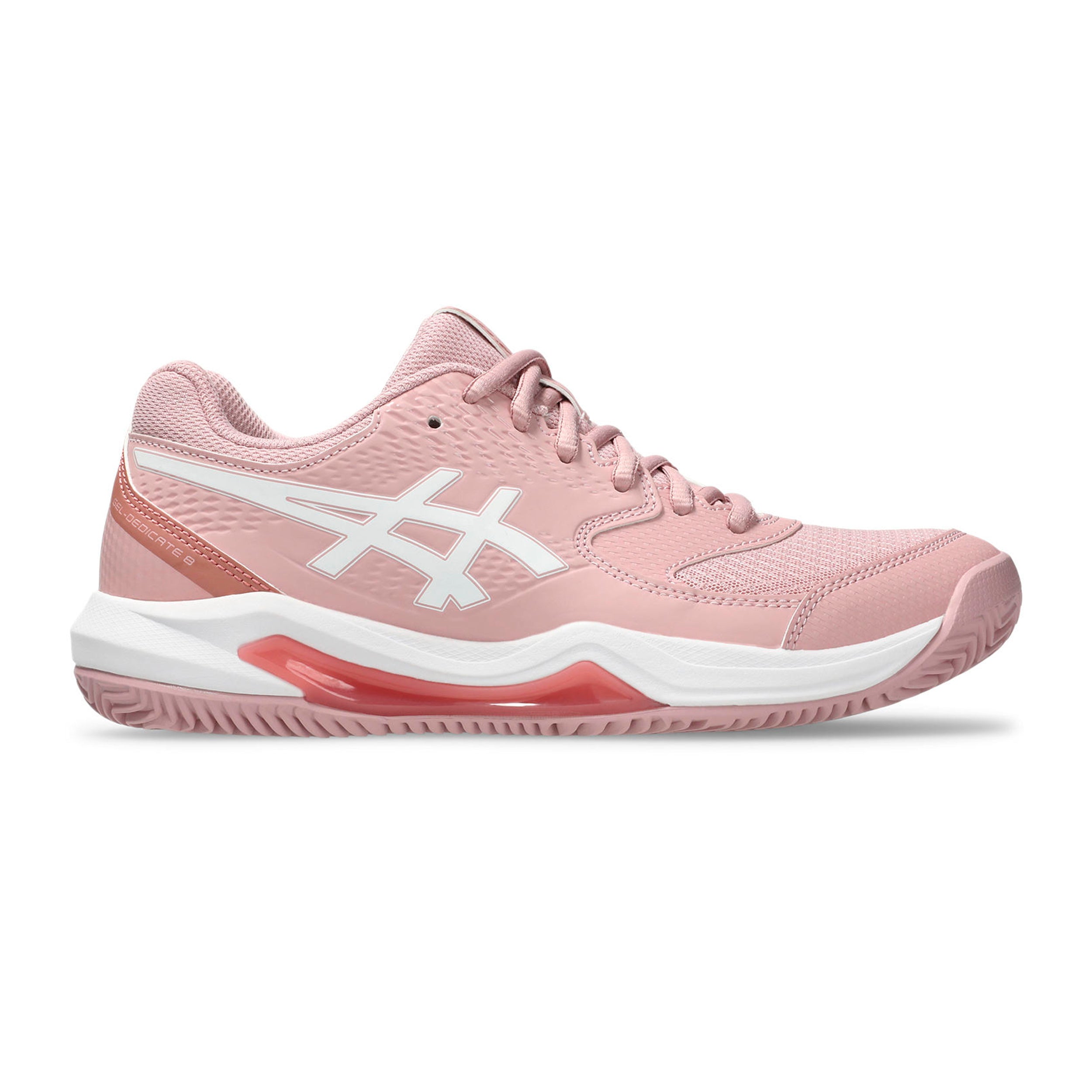 ASICS Gel-Dedicate 8 Scarpa per terra rossa Donna - rosa, bianco
